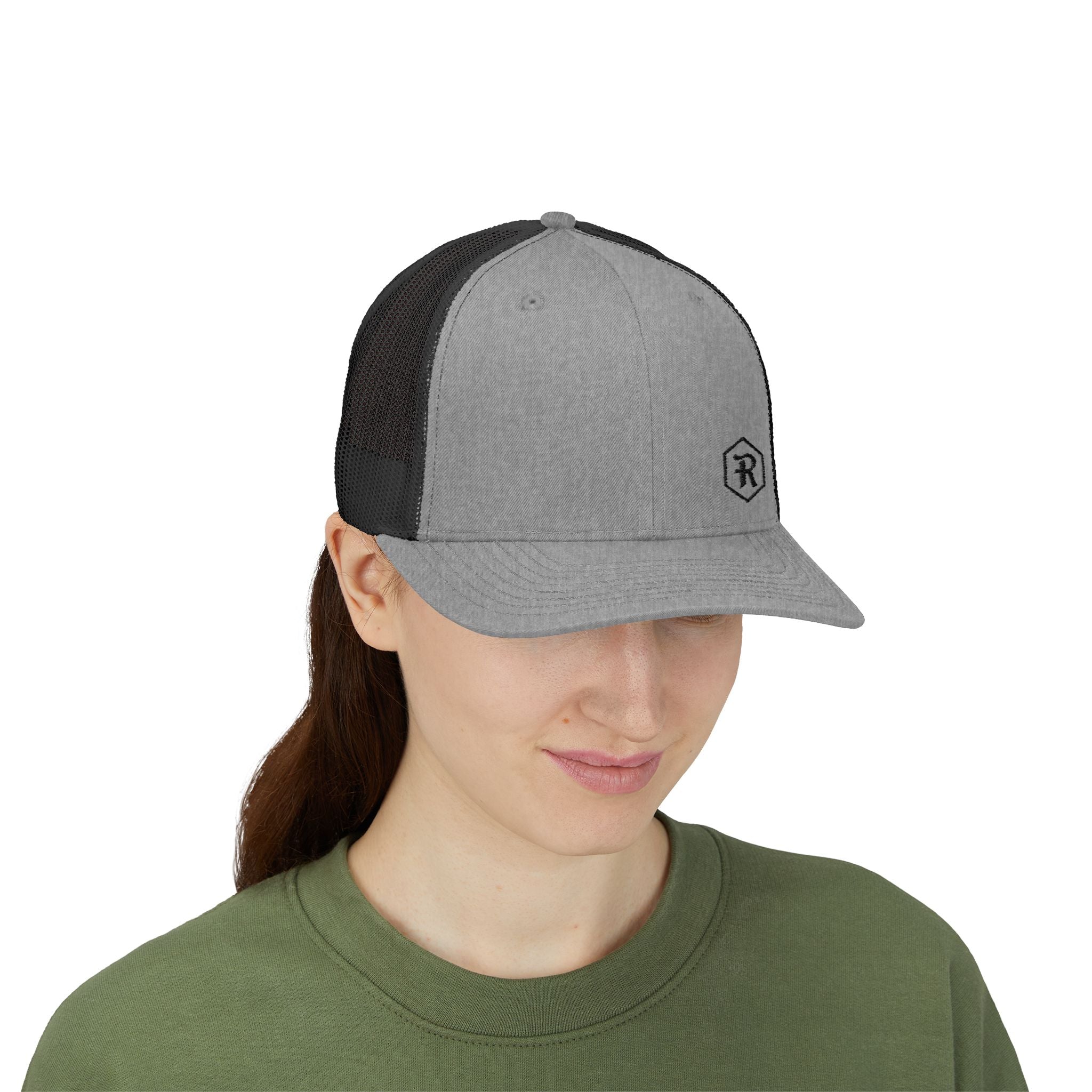 Snapback Trucker Cap | Mesh Back Adjustable Embroidered Hat | Faith Apparel - RESTERATION