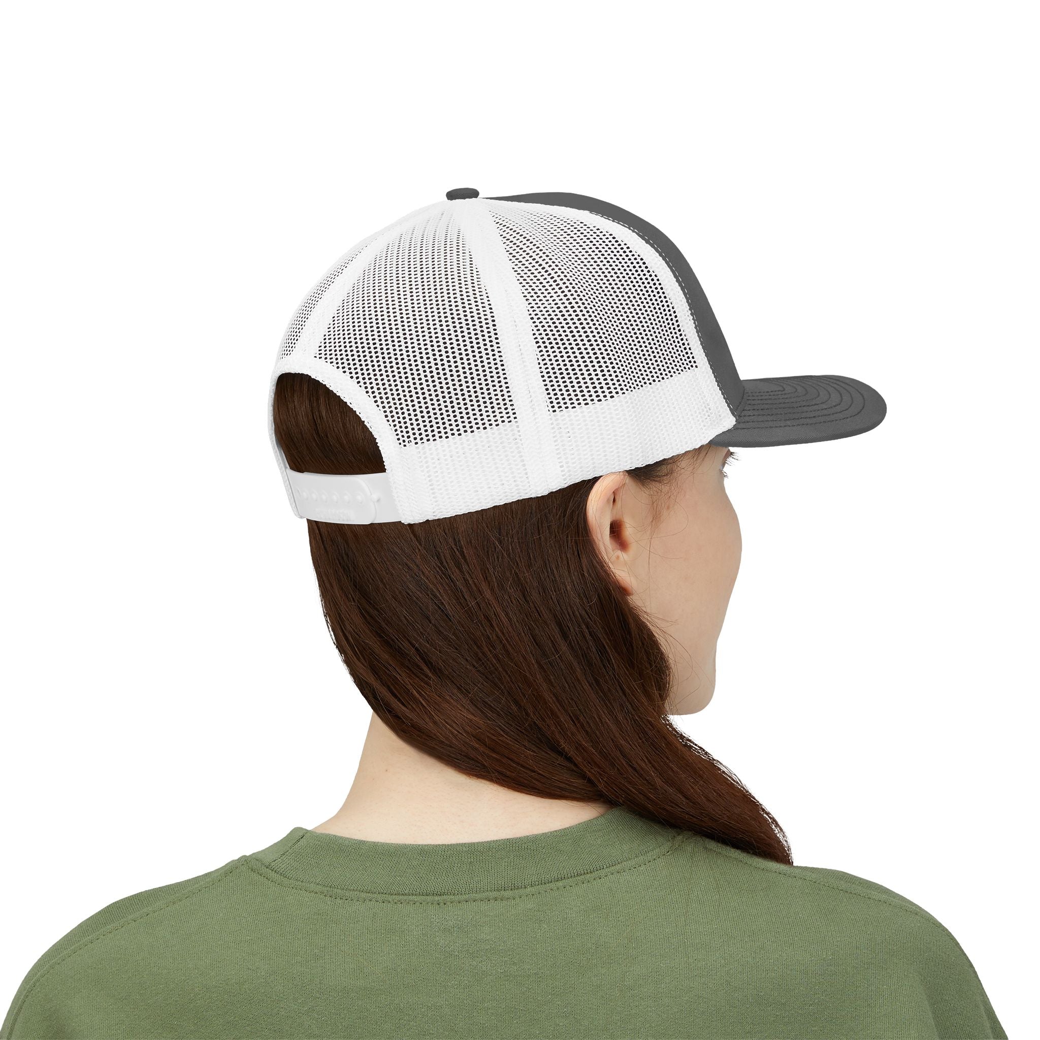 Snapback Trucker Cap | Mesh Back Adjustable Embroidered Hat | Faith Apparel - RESTERATION