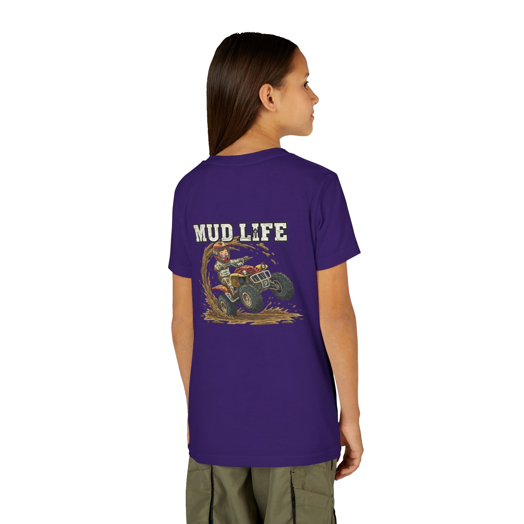 Mud Life — ATV Youth T-Shirt - RESTERATION