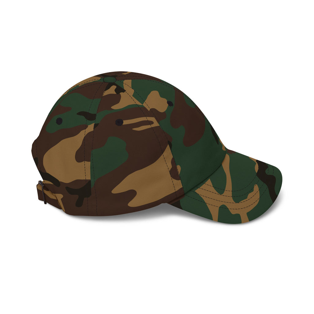 Monogram Dad Cap | Hexagon R Embroidered Hat | Faith Apparel - RESTERATION