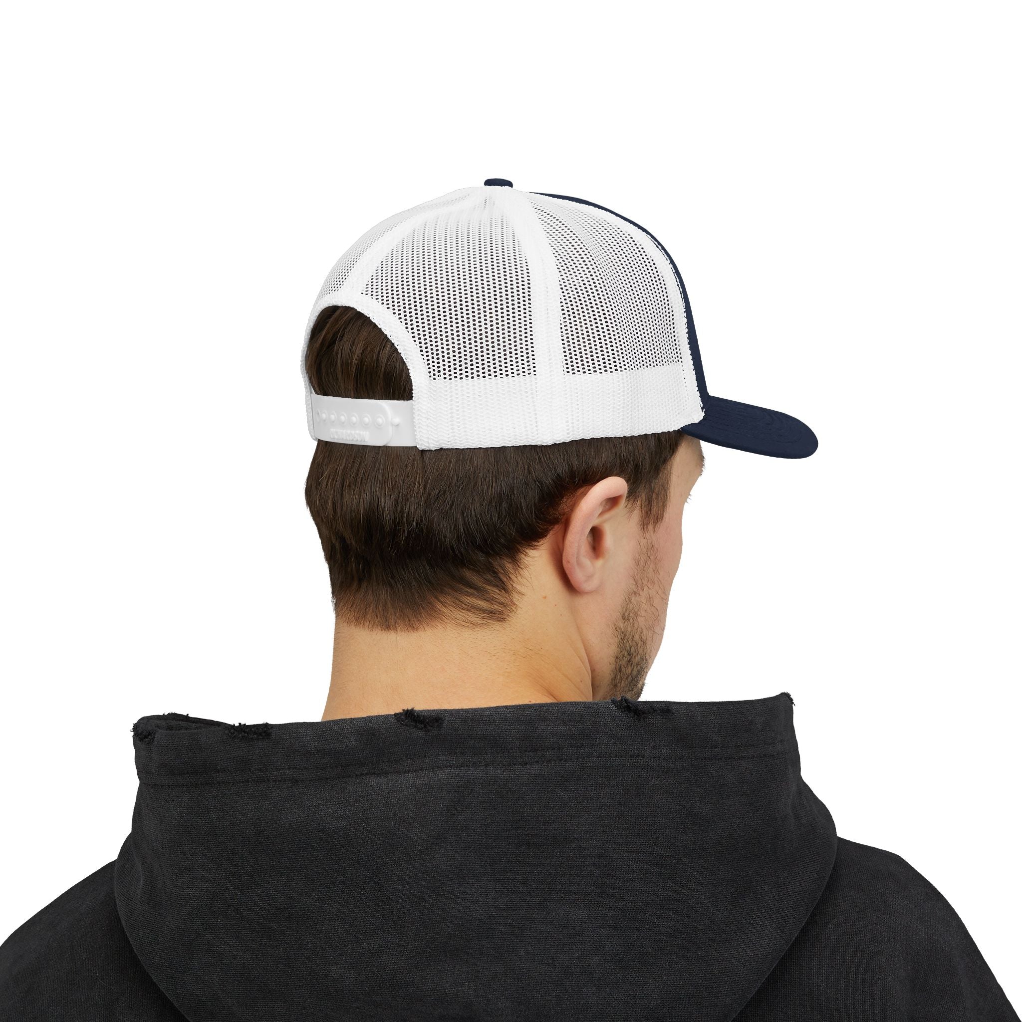 Snapback Trucker Cap | Mesh Back Adjustable Embroidered Hat | Faith Apparel - RESTERATION