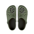 Olive Green RESTERATION Anchor EVA Clogs — Lightweight Slip-On Foam Shoes