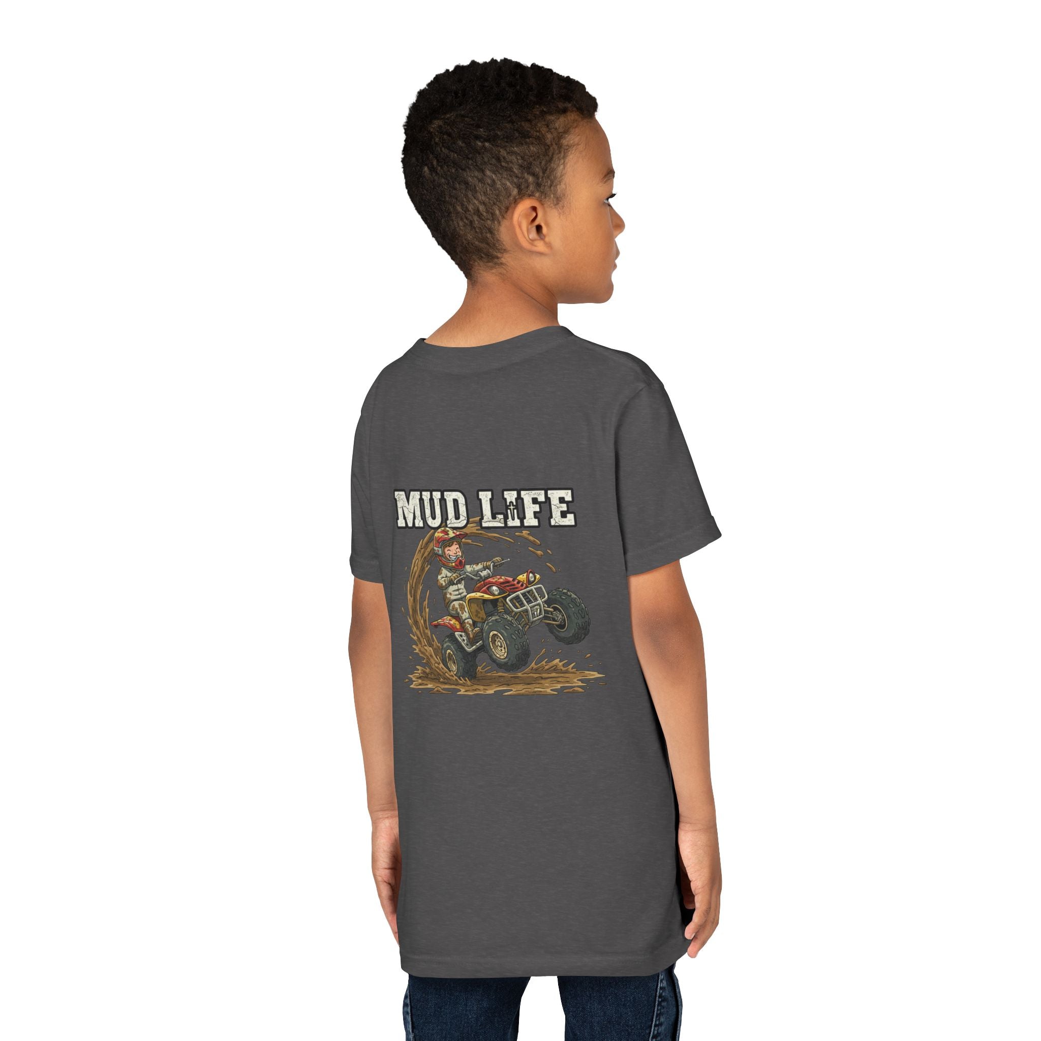 Mud Life — ATV Youth T-Shirt - RESTERATION