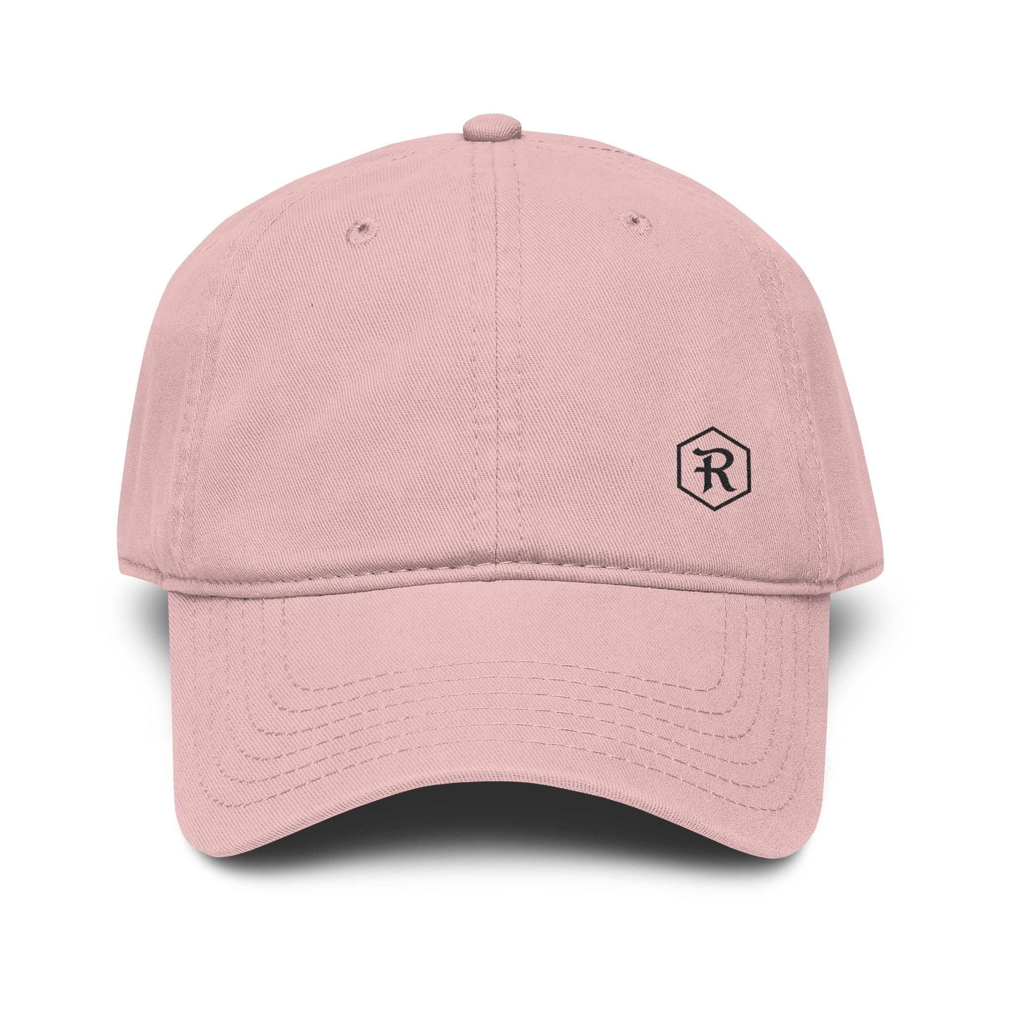 Washed Cotton Baseball Cap | Minimal Embroidered Dad Hat | Faith Apparel - RESTERATION