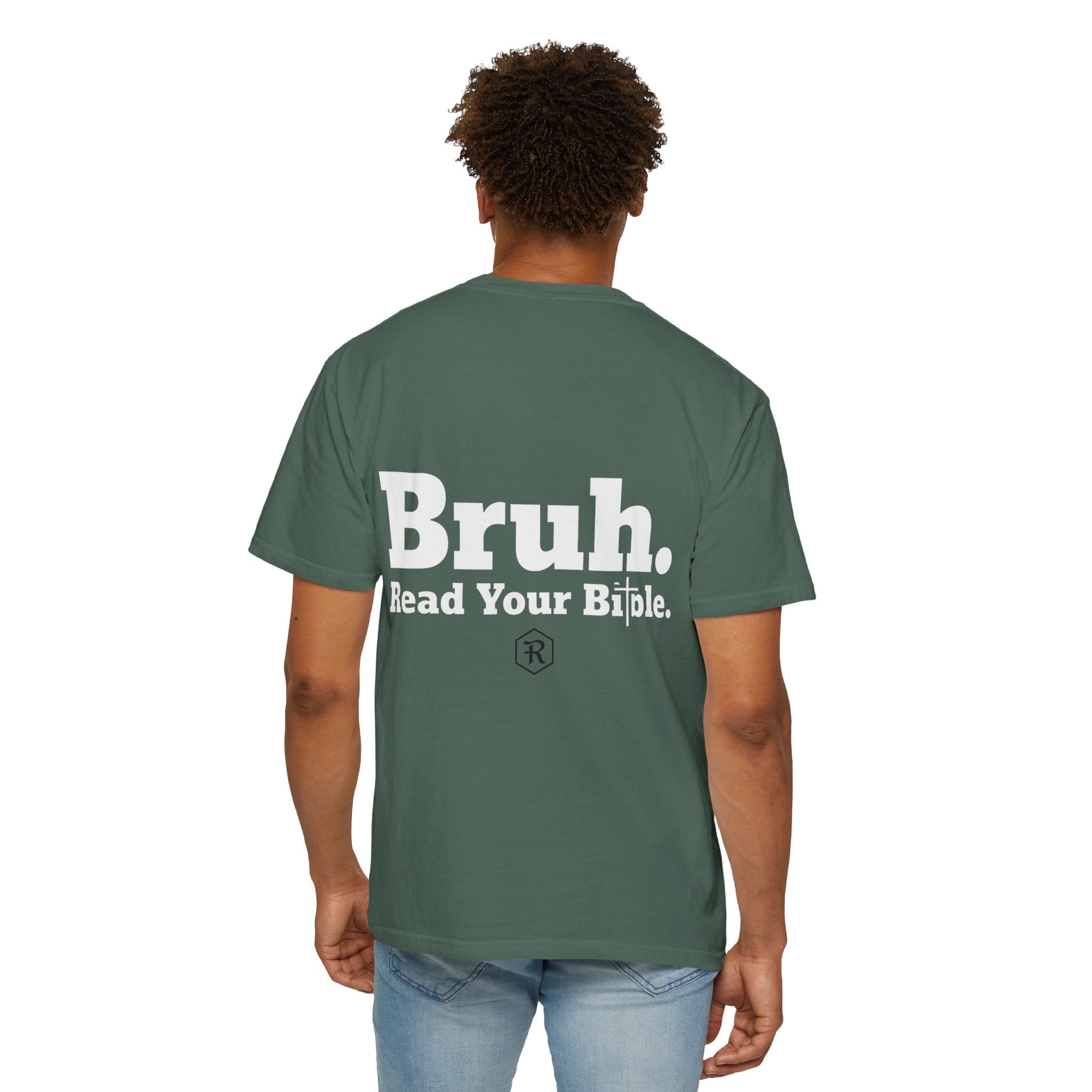 Classic White T-Shirt — Minimal Back Logo Tee - RESTERATION
