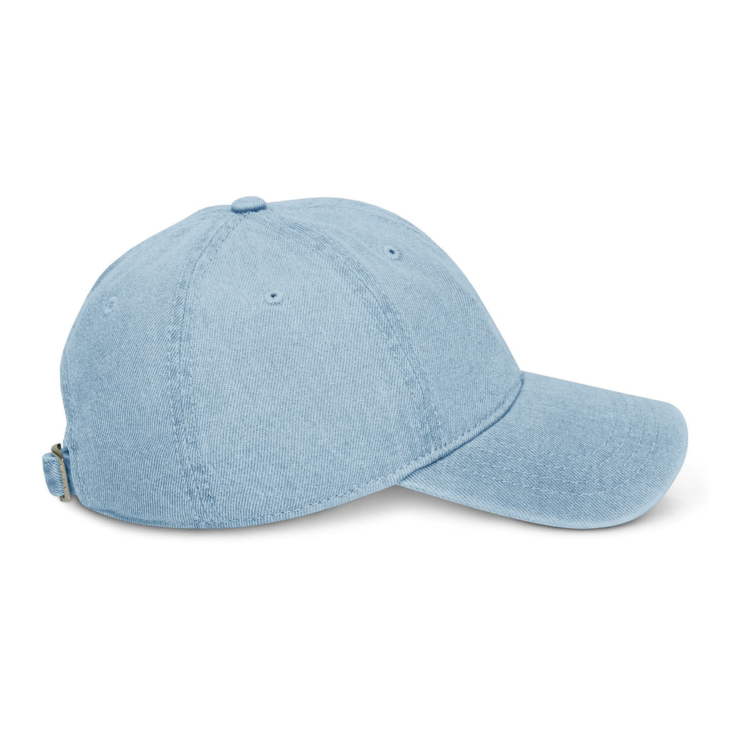 Embroidered Denim Hat | Classic Adjustable Baseball Cap | Faith Apparel - RESTERATION