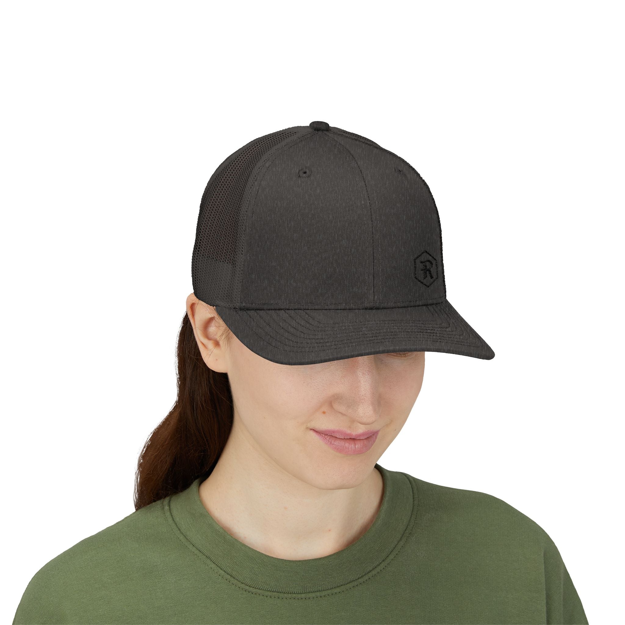 Snapback Trucker Cap | Mesh Back Adjustable Embroidered Hat | Faith Apparel - RESTERATION