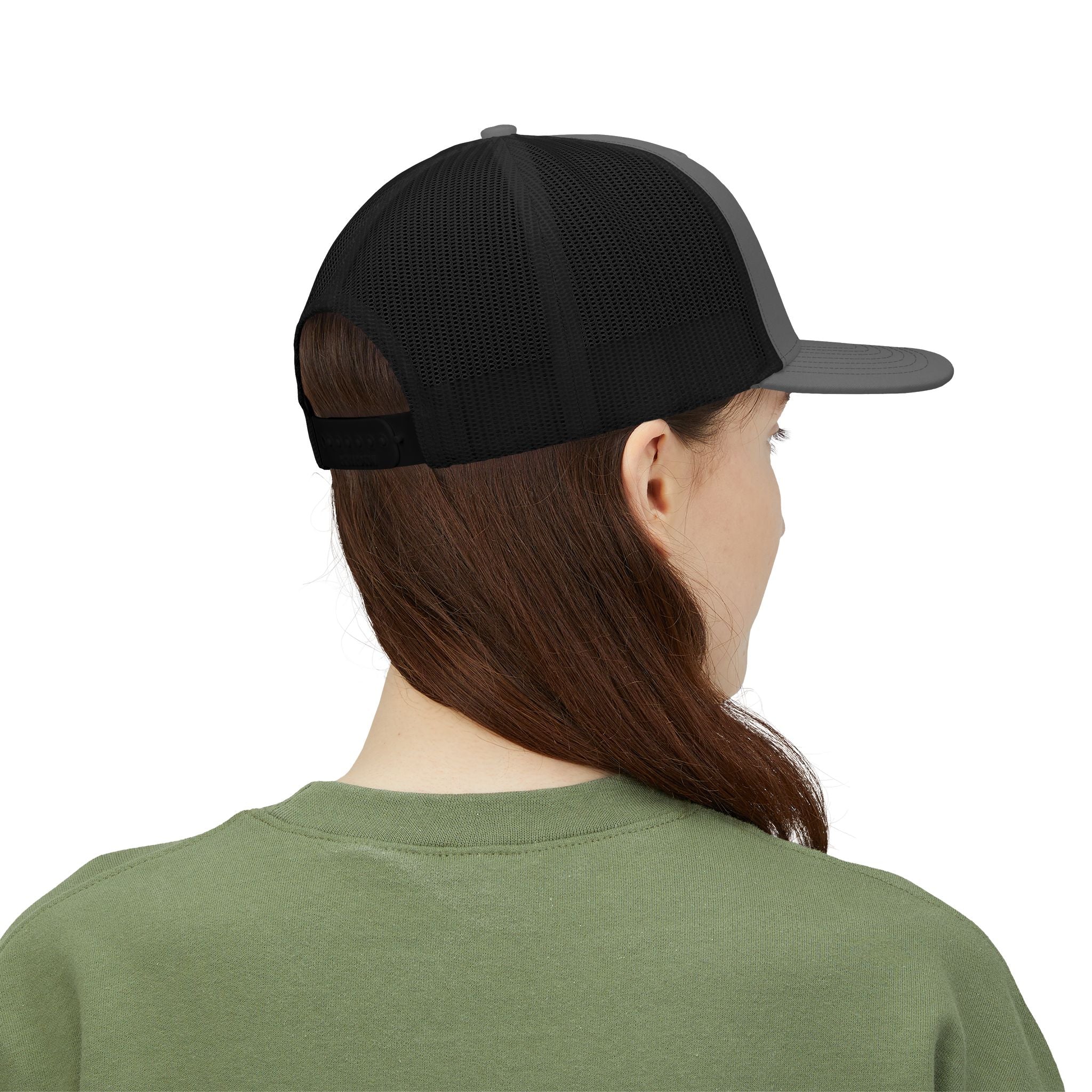 Classic Snapback Trucker Cap | Mesh Back Embroidered Hat | Faith Apparel - RESTERATION