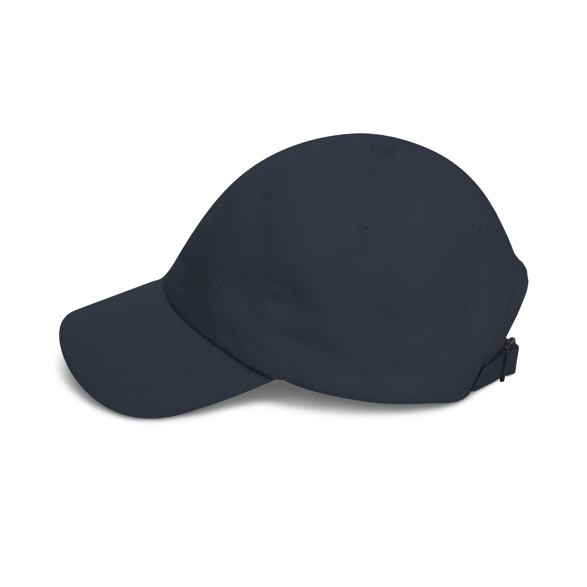 Monogram Dad Cap | Hexagon R Embroidered Hat | Faith Apparel - RESTERATION