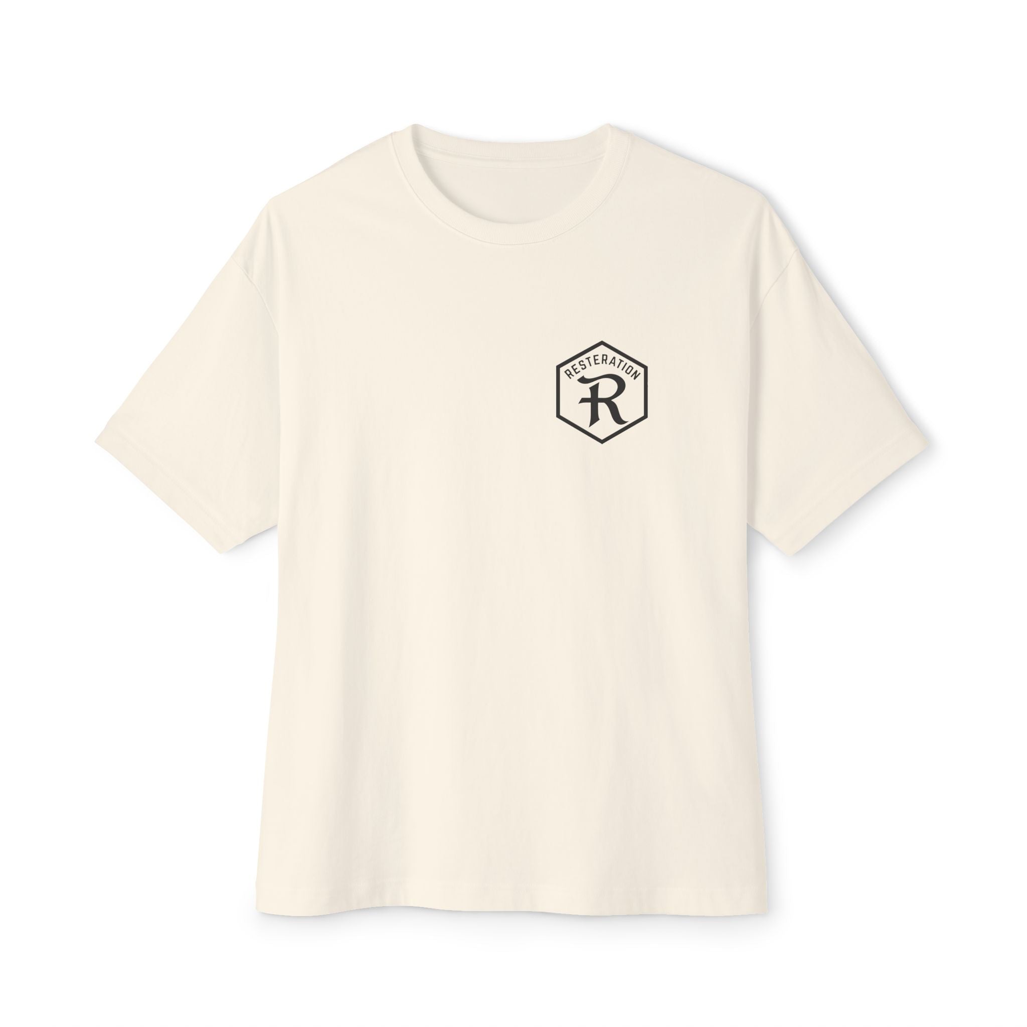RESTERATION Boxy Tee — Colossians 3:23