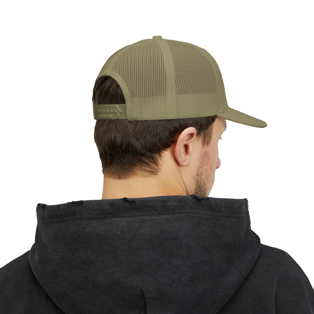 Classic Snapback Trucker Cap | Mesh Back Embroidered Hat | Faith Apparel - RESTERATION