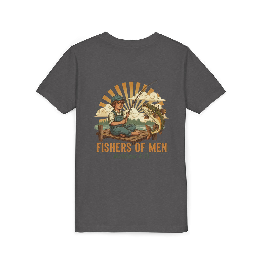 Fishers of Men — Christian Youth T-Shirt (Matthew 4:19) - RESTERATION