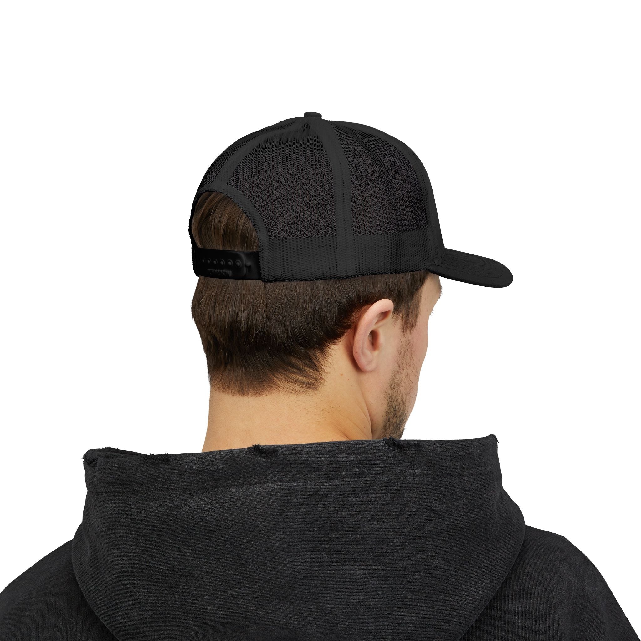 Snapback Trucker Cap | Mesh Back Adjustable Embroidered Hat | Faith Apparel - RESTERATION