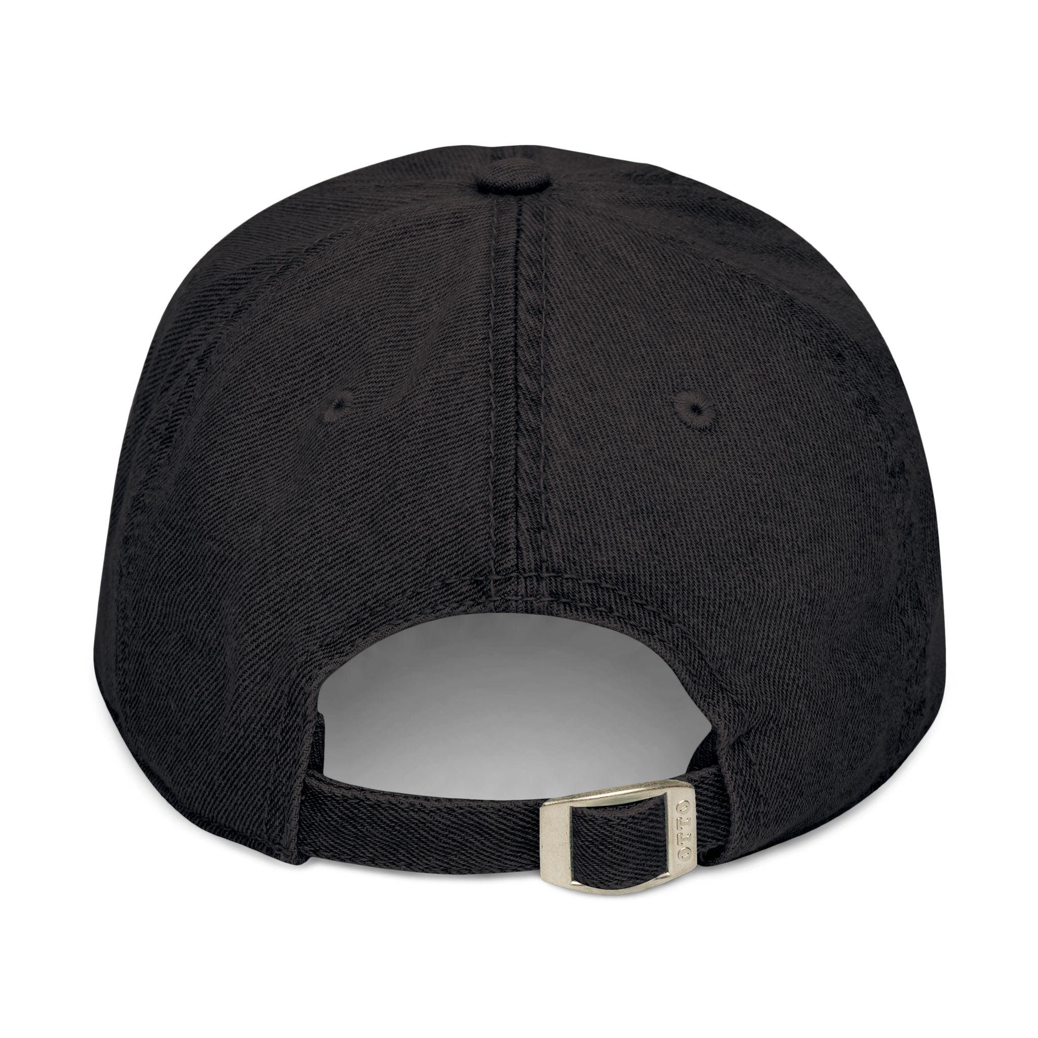 Distressed Cross Embroidered, Phil 4:13 Denim Hat — Vintage Christian Baseball Cap - RESTERATION