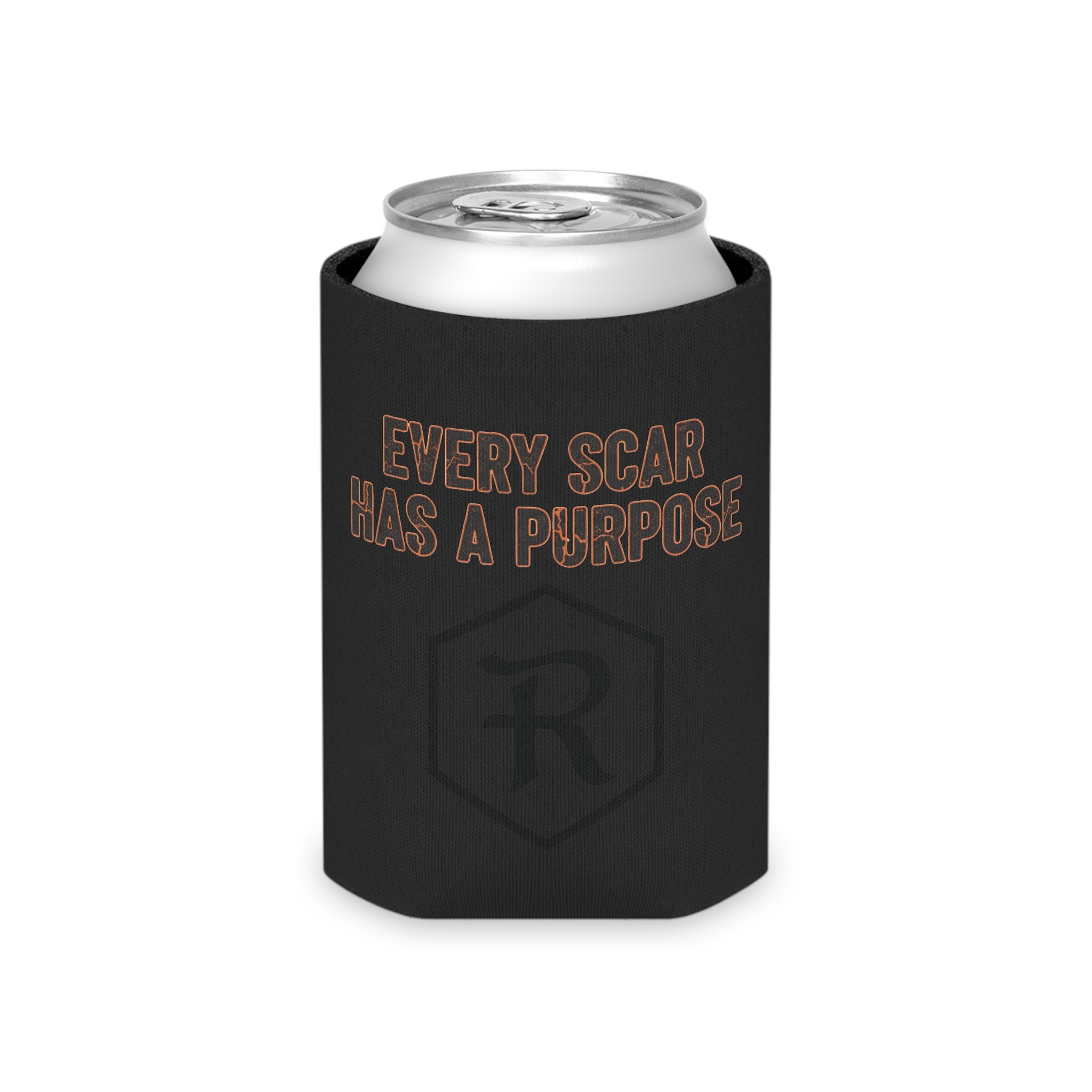 RESTERATION Can Cooler — 'Every Scar Has A Purpose' | Rise Again Christian Koozie 1 - RESTERATION