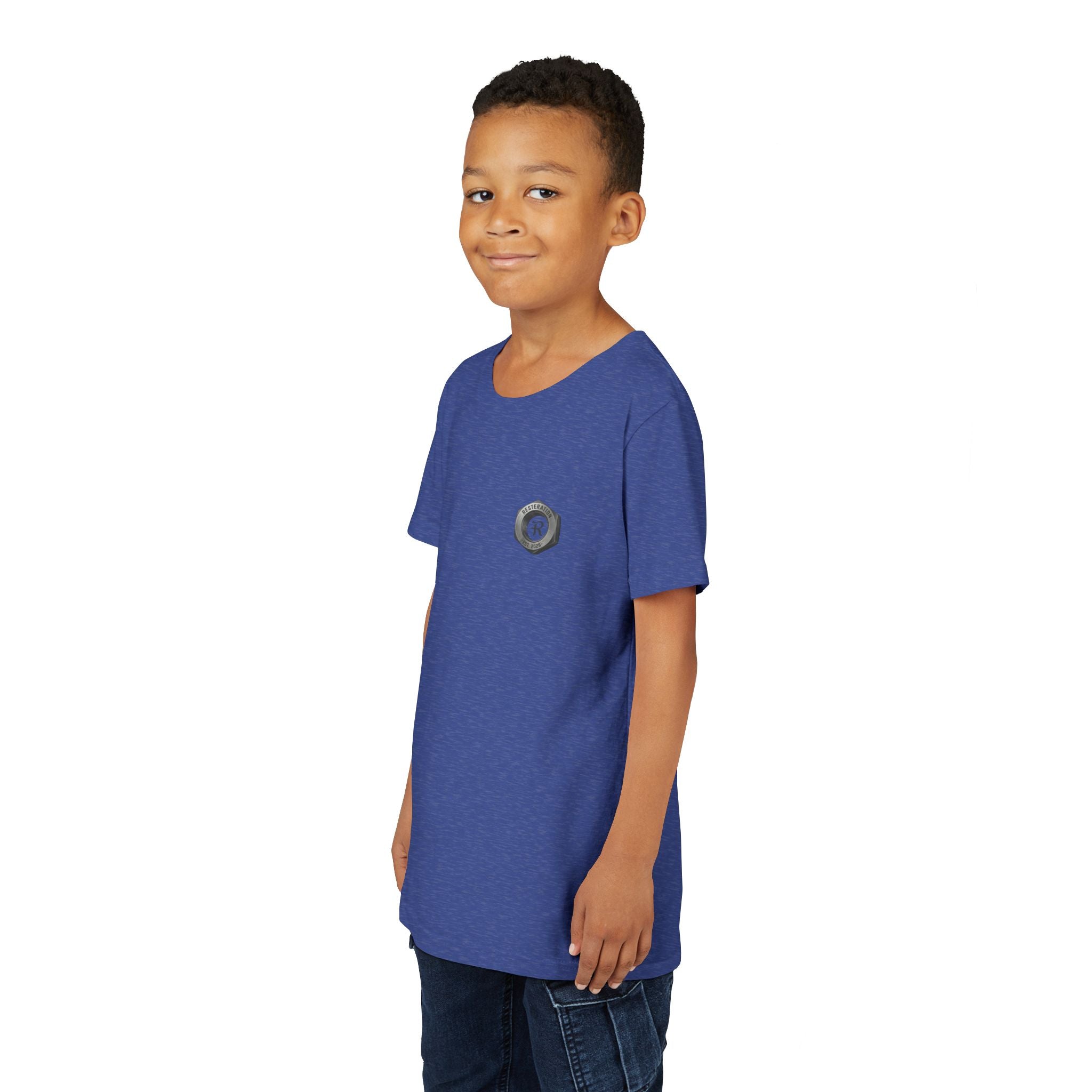 Little Hauler — Monster Truck Youth T-Shirt - RESTERATION