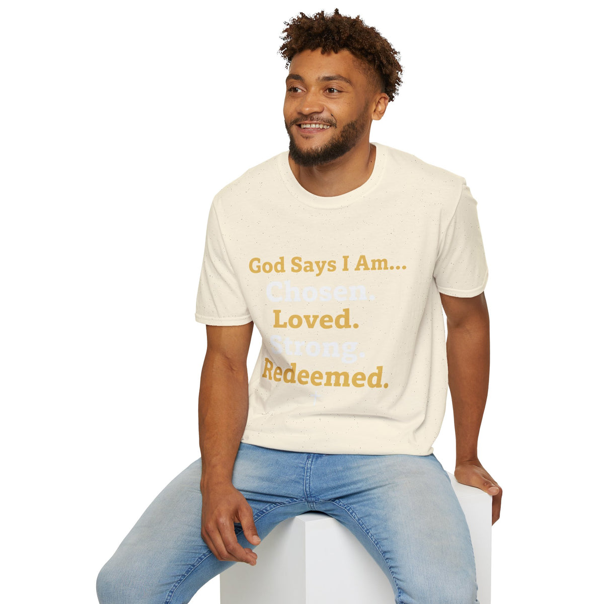 Loved, Redeemed Christian Inspirational T-Shirt - Resteration