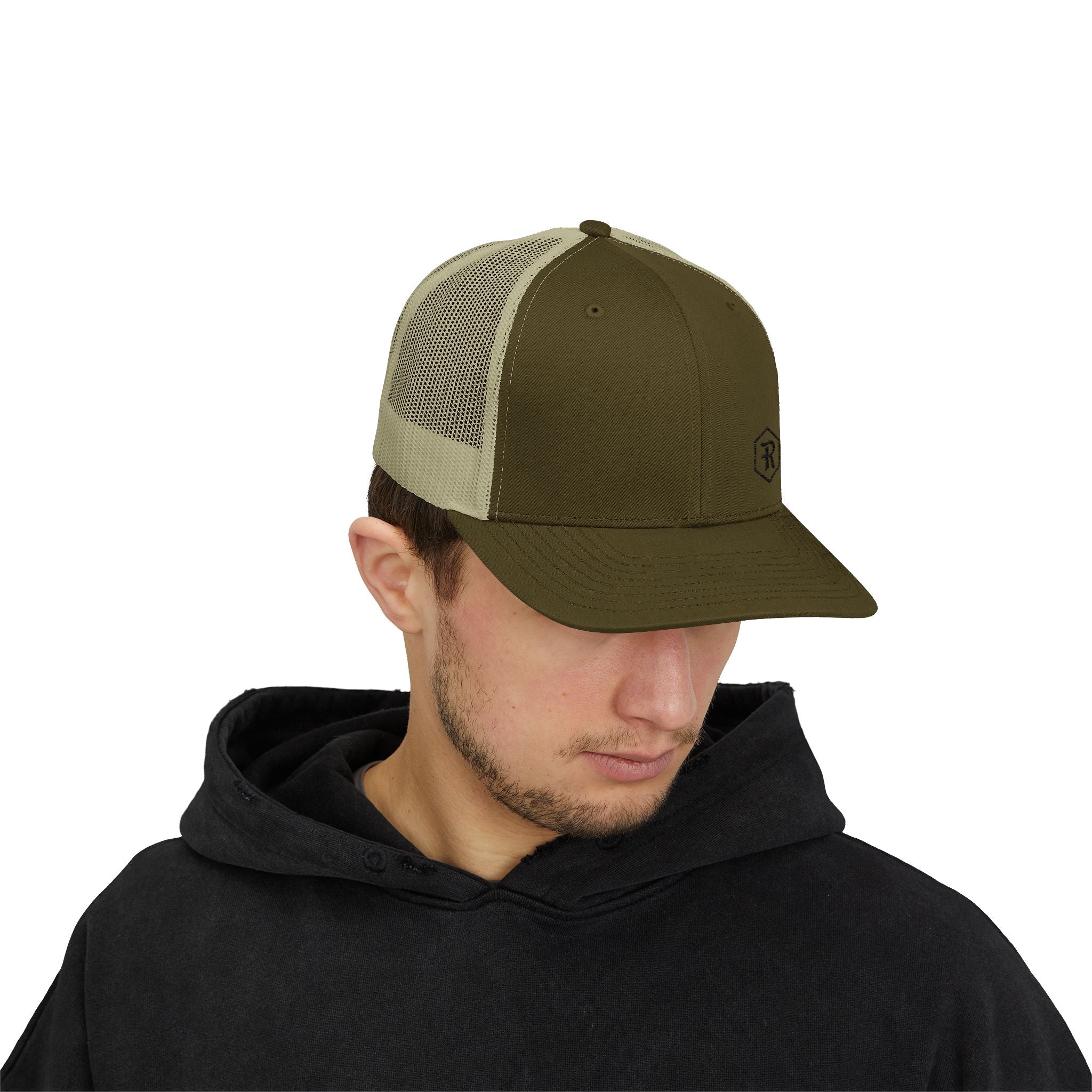 Snapback Trucker Cap | Mesh Back Adjustable Embroidered Hat | Faith Apparel - RESTERATION