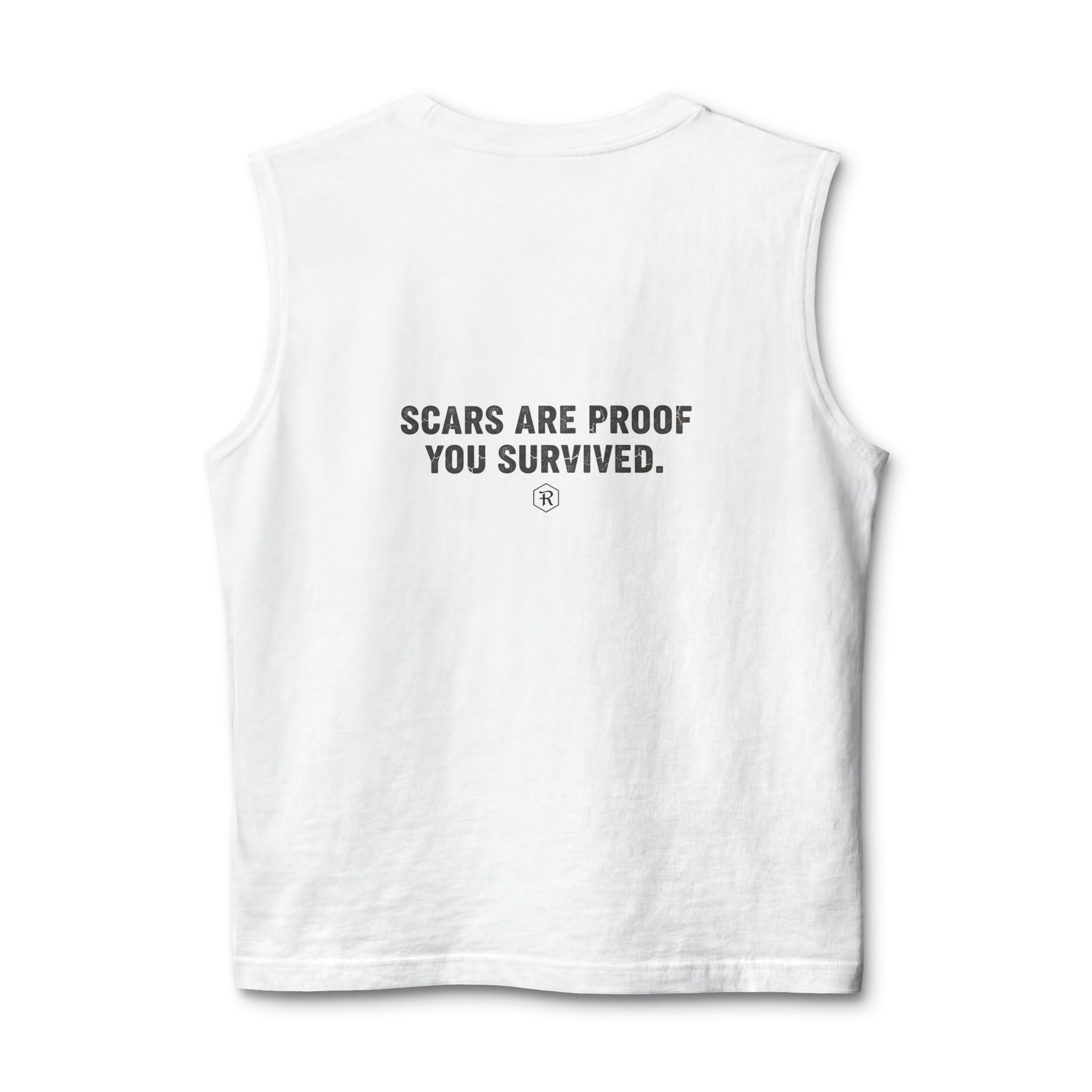 Scars Are Proof You Survived — Unisex Muscle Tank - RESTERATION