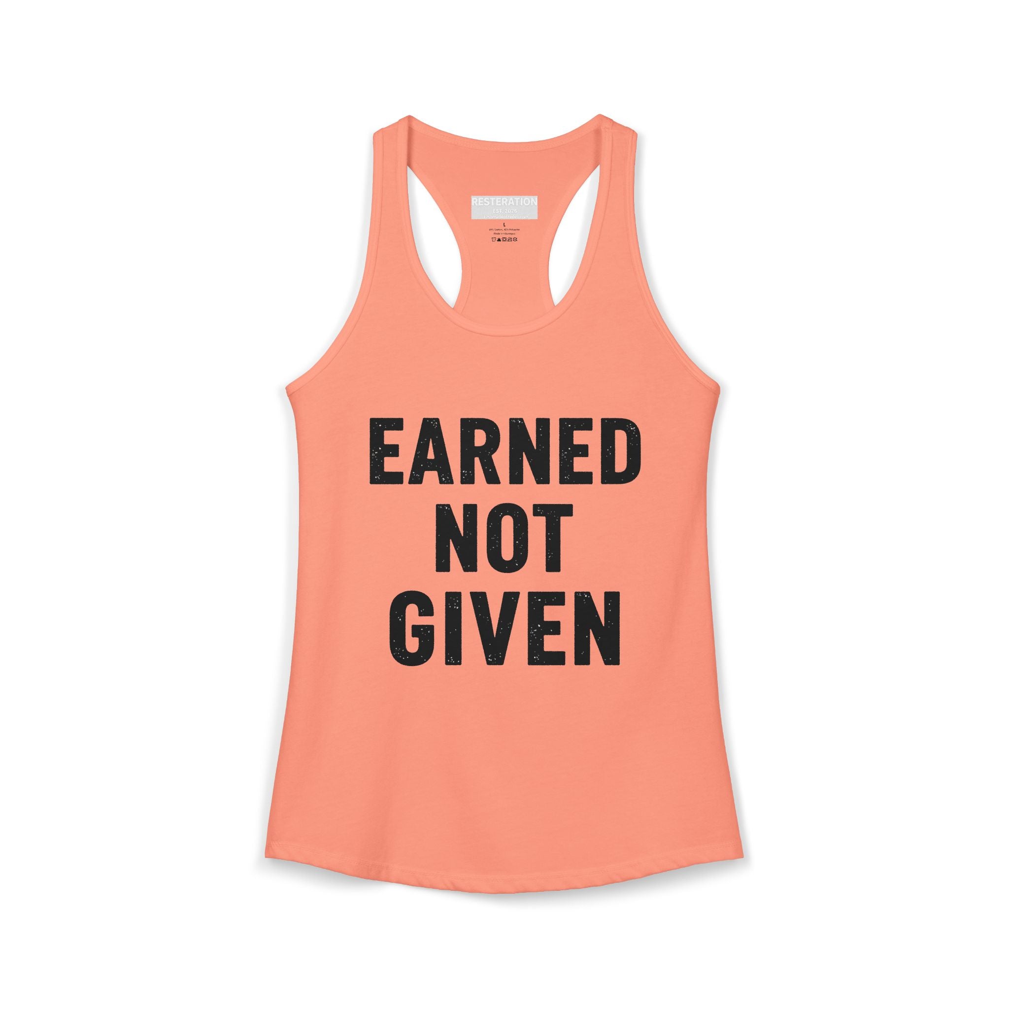 Women's Ideal Racerback Tank — Faith Over Fear - RESTERATION