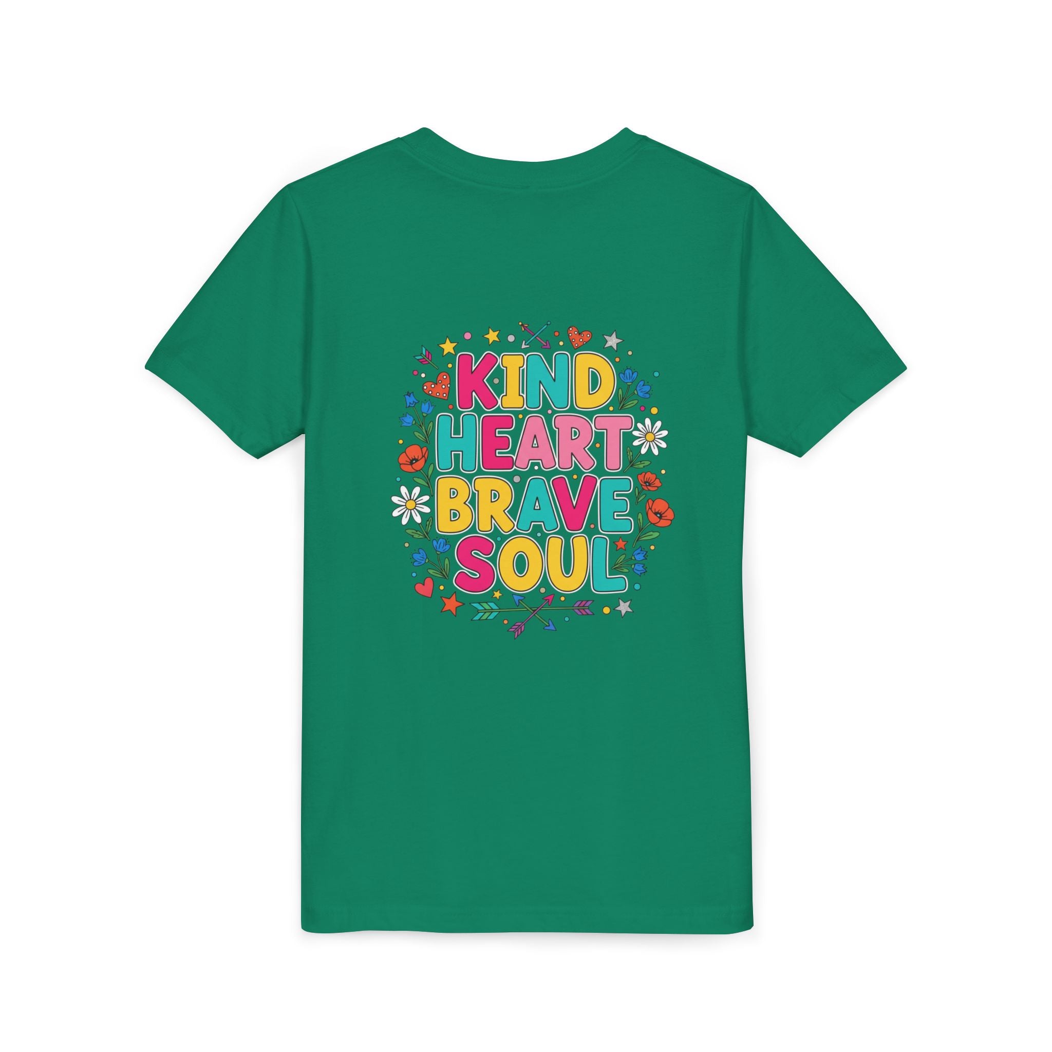 Kind Heart Brave Soul — Inspirational Youth T-Shirt - RESTERATION