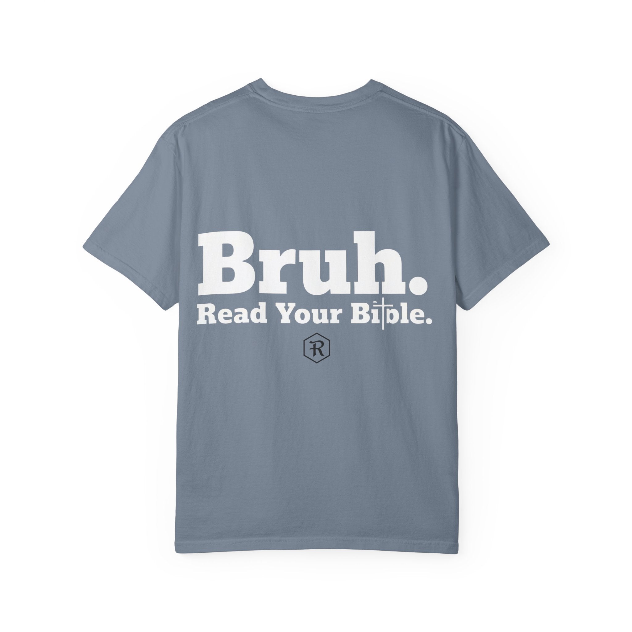 Classic White T-Shirt — Minimal Back Logo Tee - RESTERATION