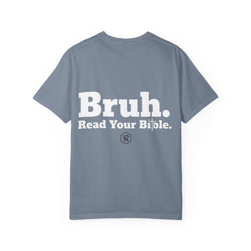 Classic White T-Shirt — Minimal Back Logo Tee - RESTERATION