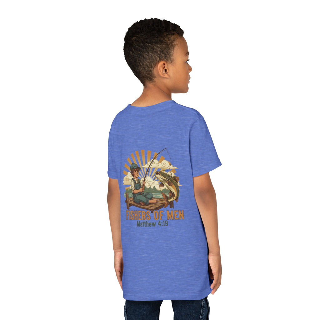 Fishers of Men — Christian Youth T-Shirt (Matthew 4:19) - RESTERATION