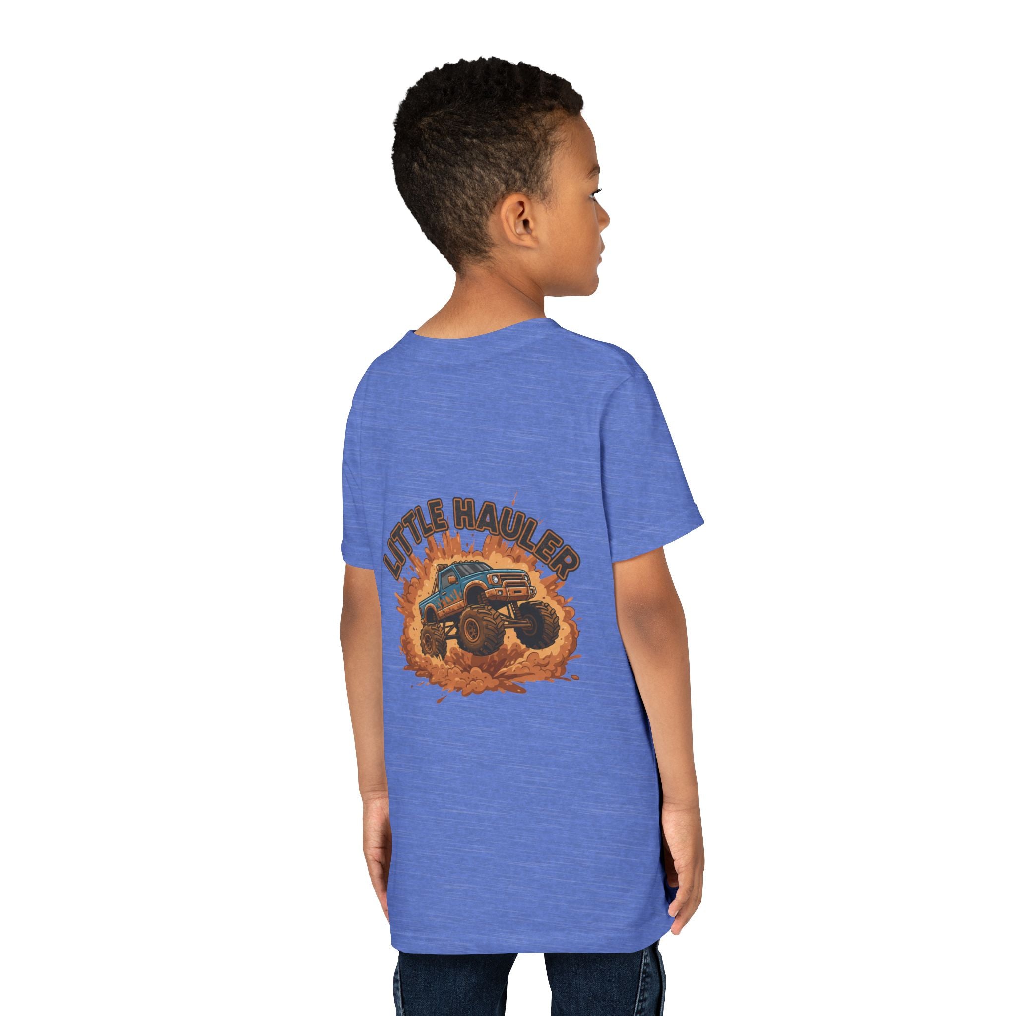 Little Hauler — Monster Truck Youth T-Shirt - RESTERATION