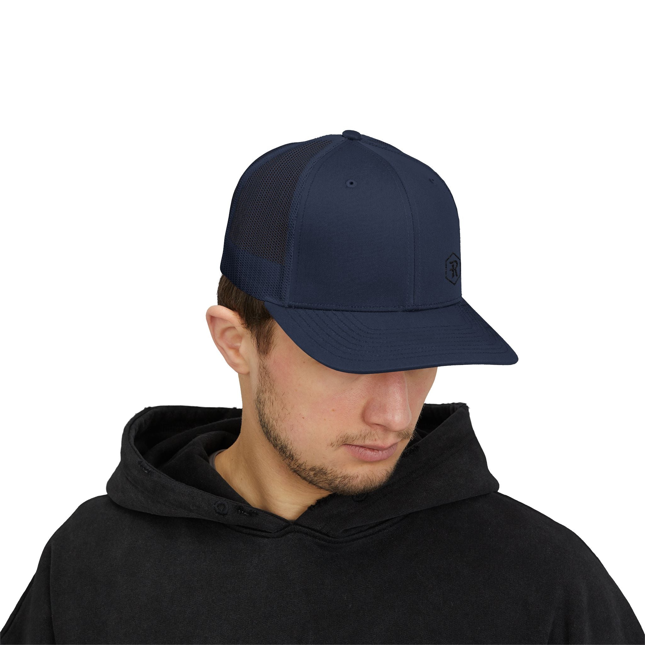 Snapback Trucker Cap | Mesh Back Adjustable Embroidered Hat | Faith Apparel - RESTERATION