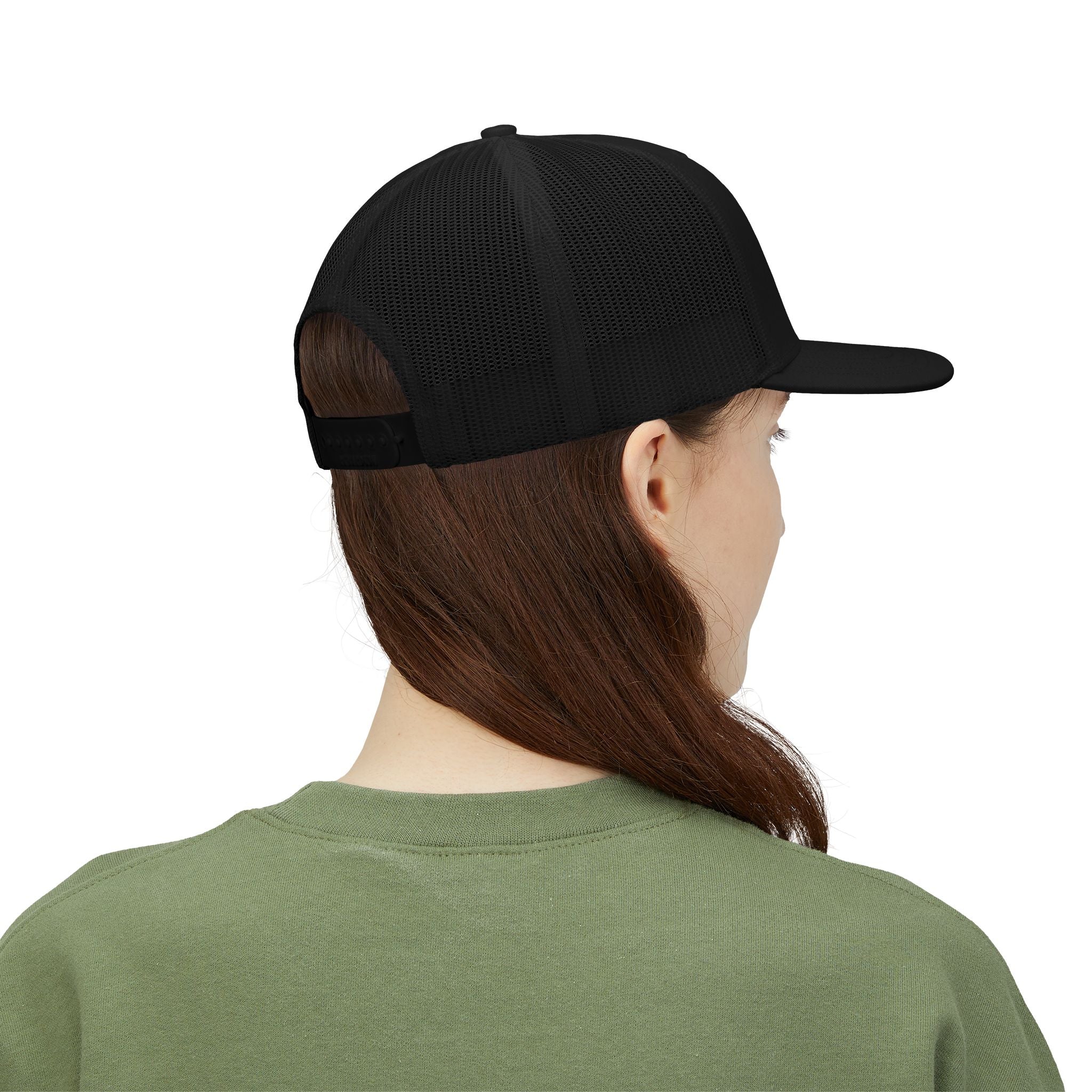 Classic Snapback Trucker Cap | Mesh Back Embroidered Hat | Faith Apparel - RESTERATION