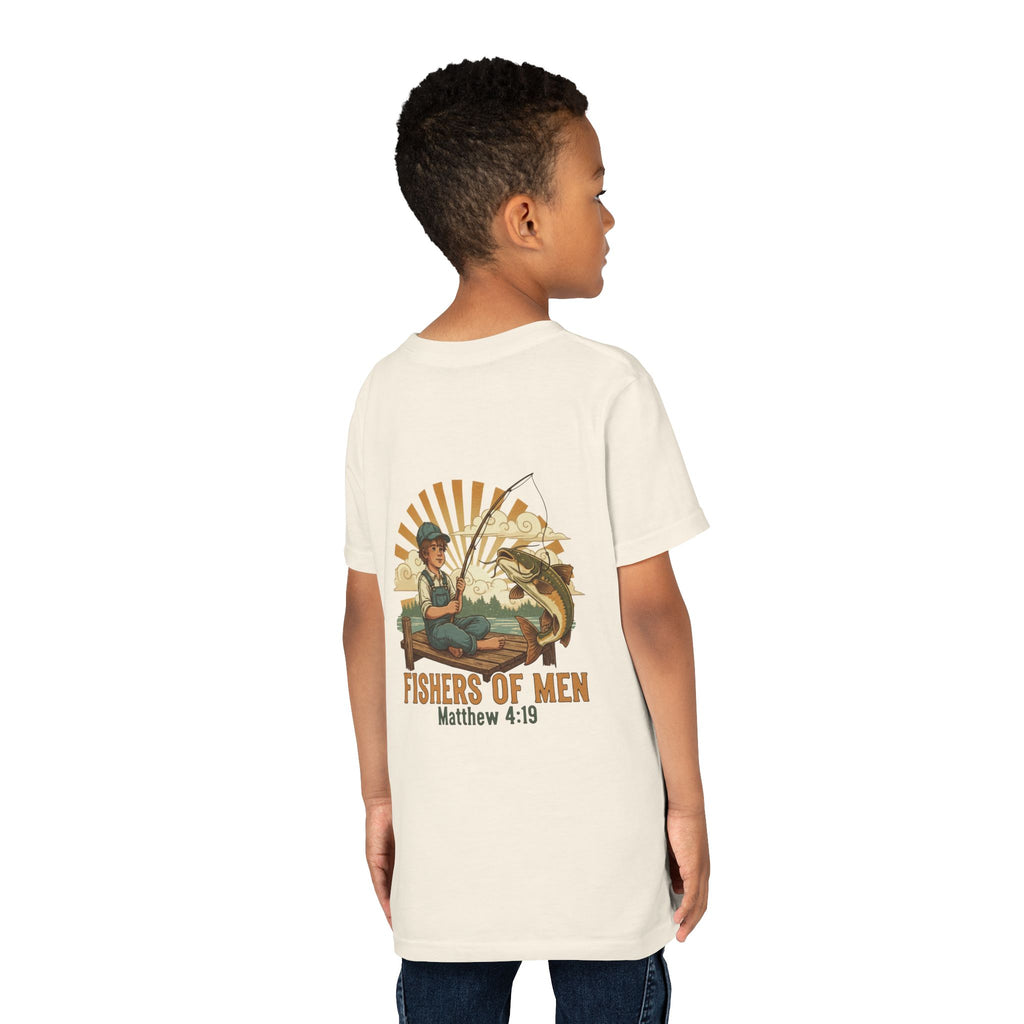 Fishers of Men — Christian Youth T-Shirt (Matthew 4:19) - RESTERATION