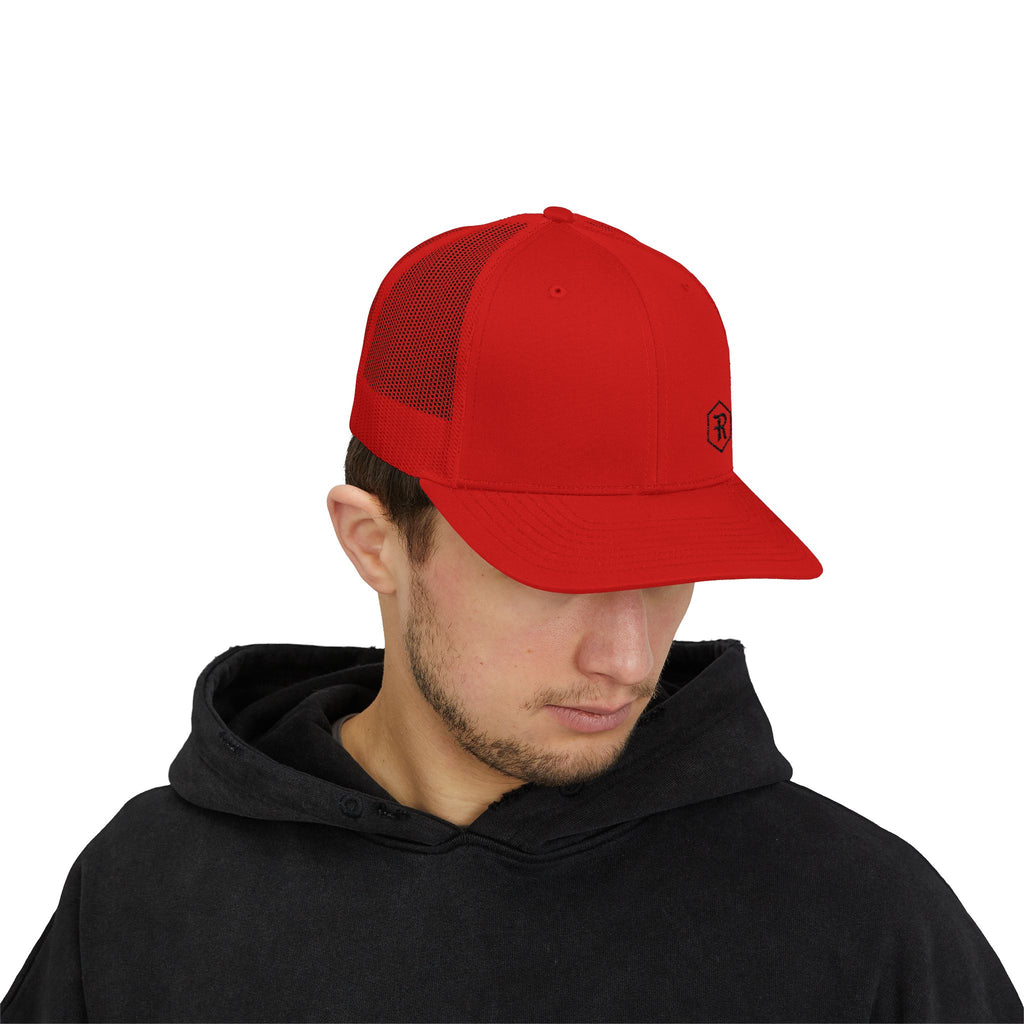 Snapback Trucker Cap | Mesh Back Adjustable Embroidered Hat | Faith Apparel - RESTERATION