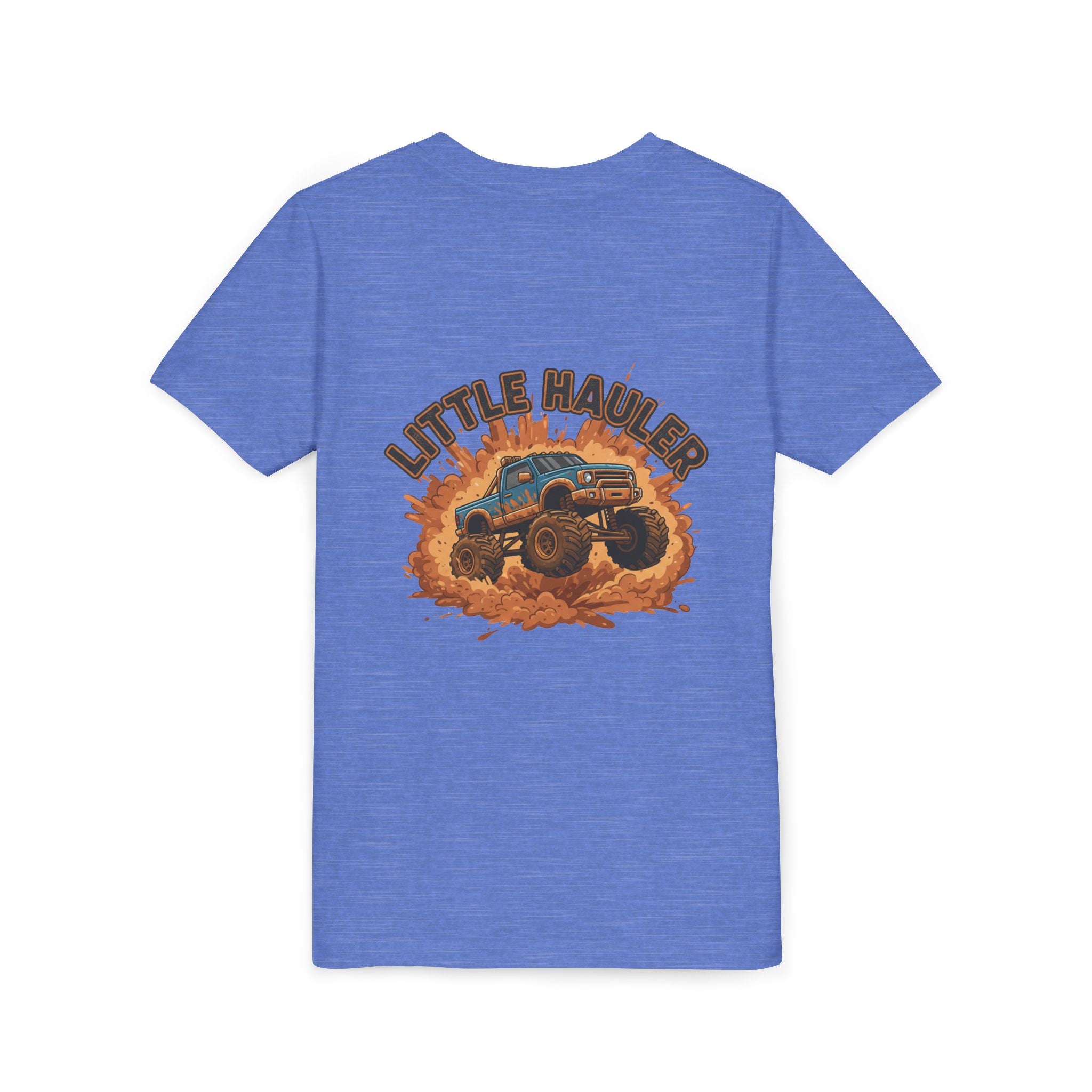 Little Hauler — Monster Truck Youth T-Shirt - RESTERATION