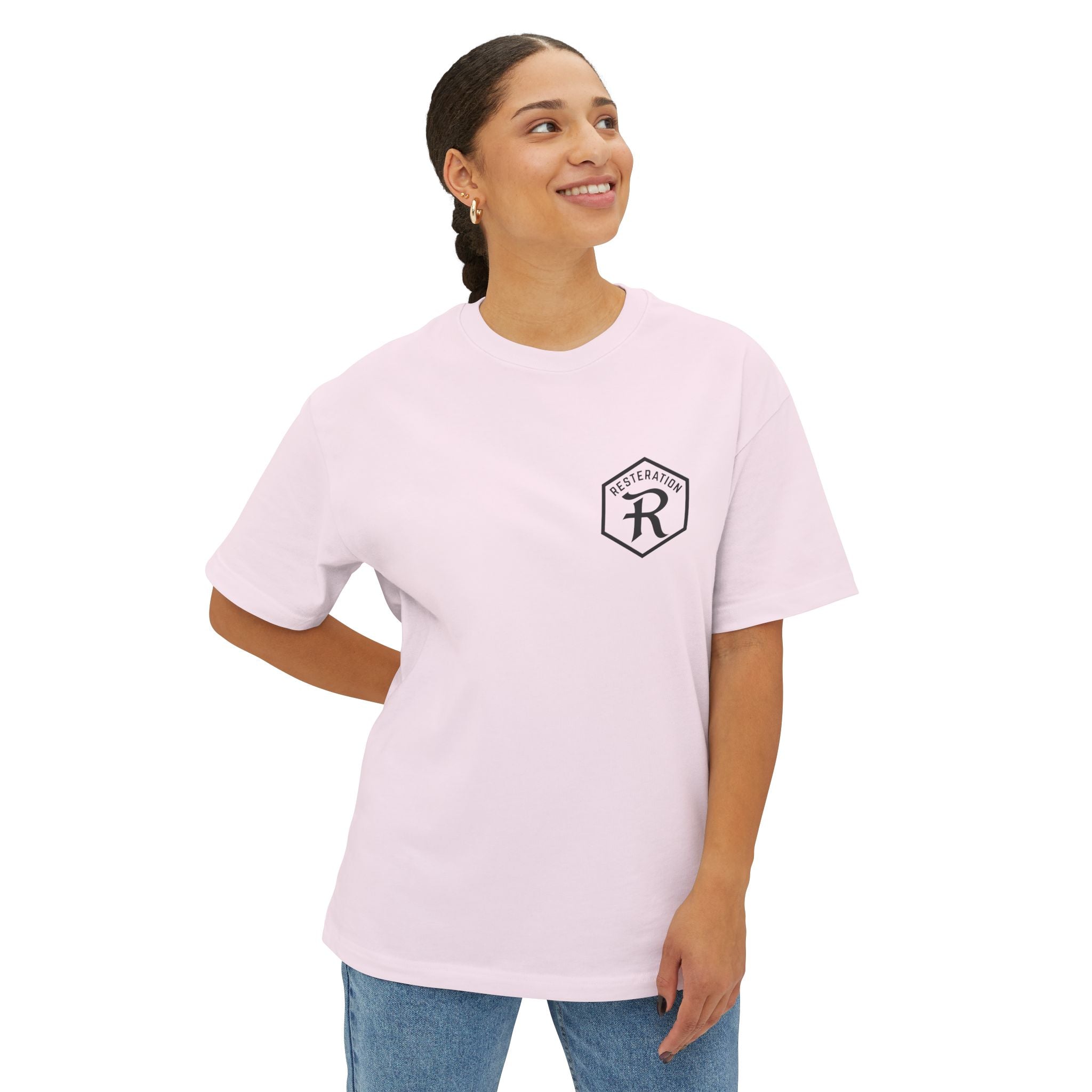 RESTERATION Boxy Tee — Colossians 3:23