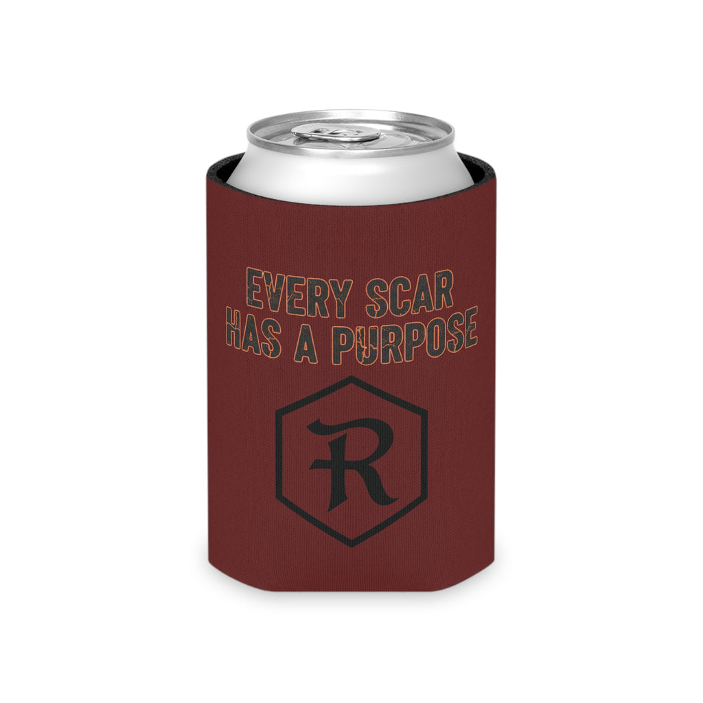 RESTERATION Can Cooler — 'Every Scar Has A Purpose' | Rise Again Christian Koozie 5 - RESTERATION