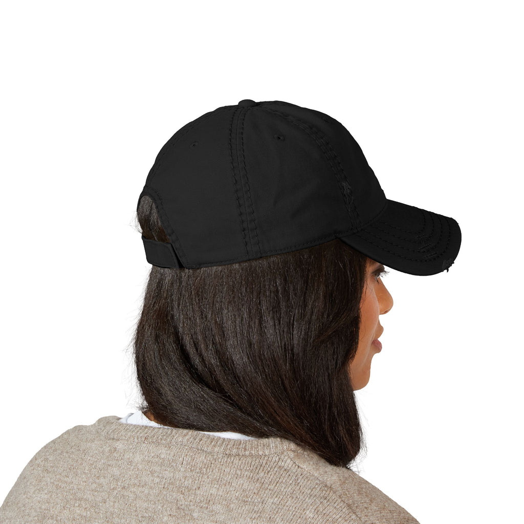 Distressed Dad Hat | Vintage Washed Embroidered Baseball Cap | Faith Apparel - RESTERATION