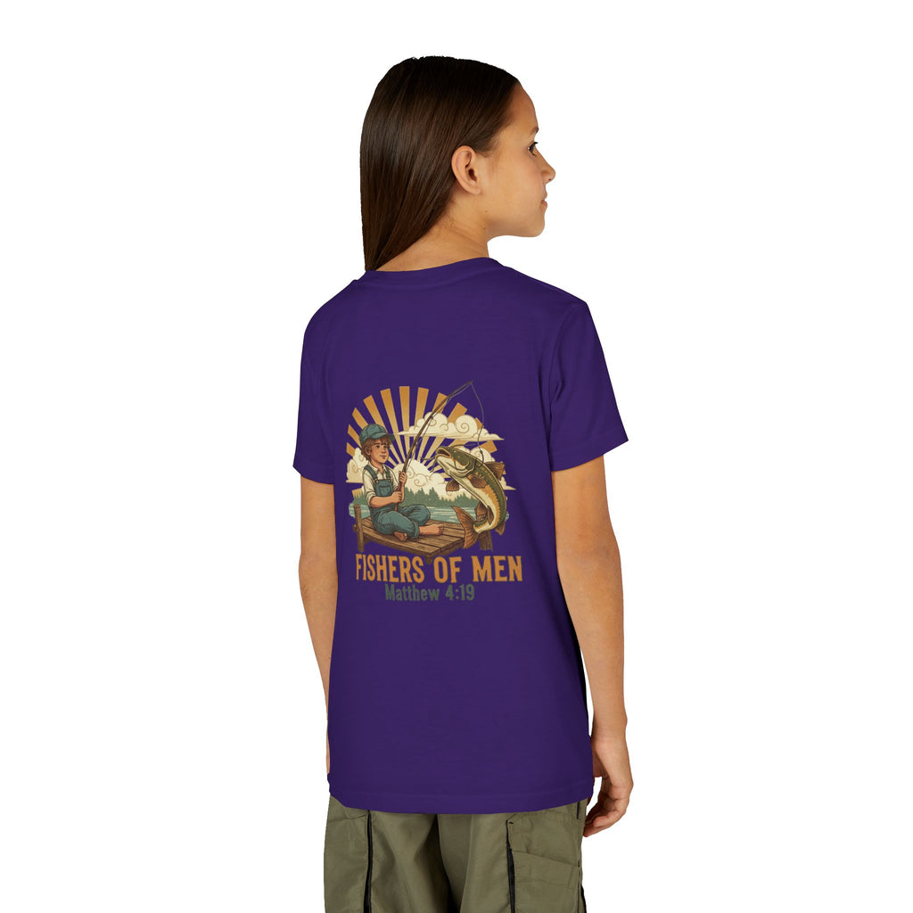 Fishers of Men — Christian Youth T-Shirt (Matthew 4:19) - RESTERATION