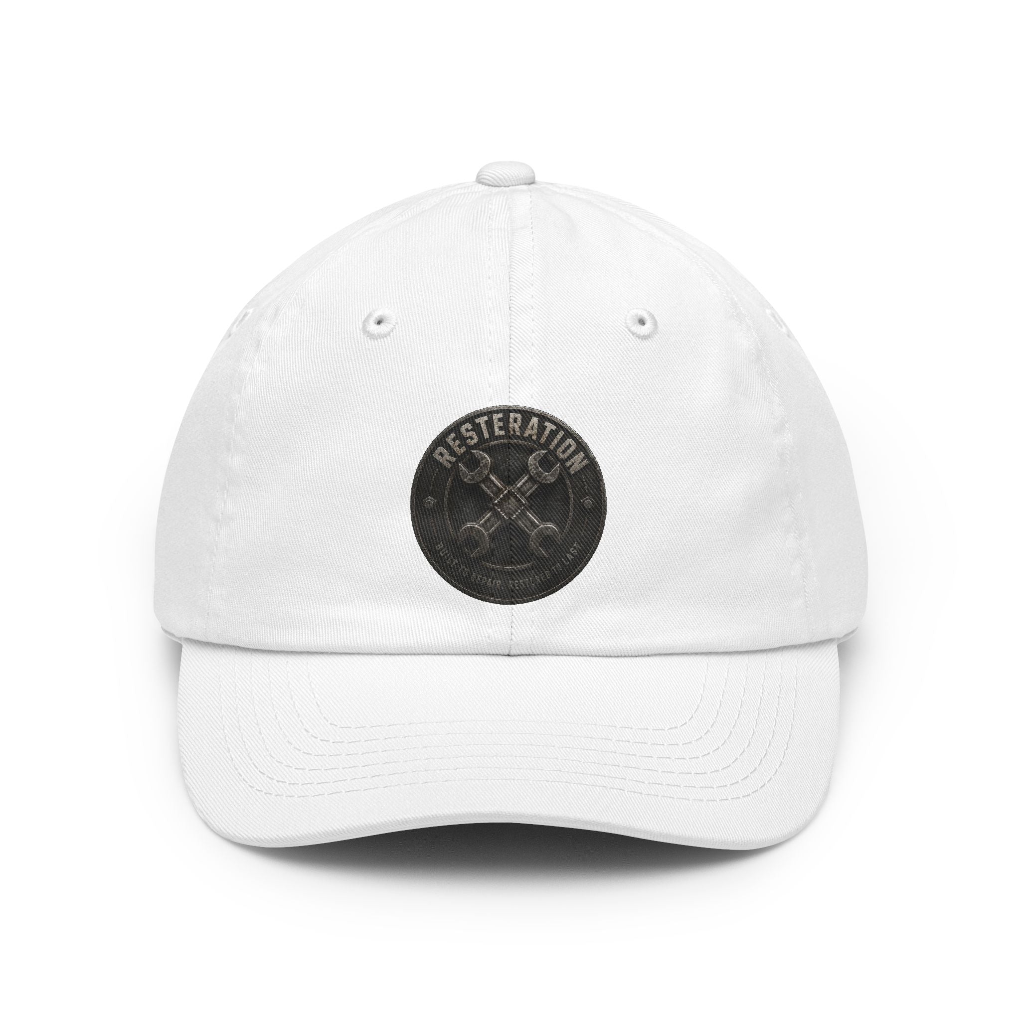 RESTERATION Dad Hat — Crossed Wrenches Embroidered Cap