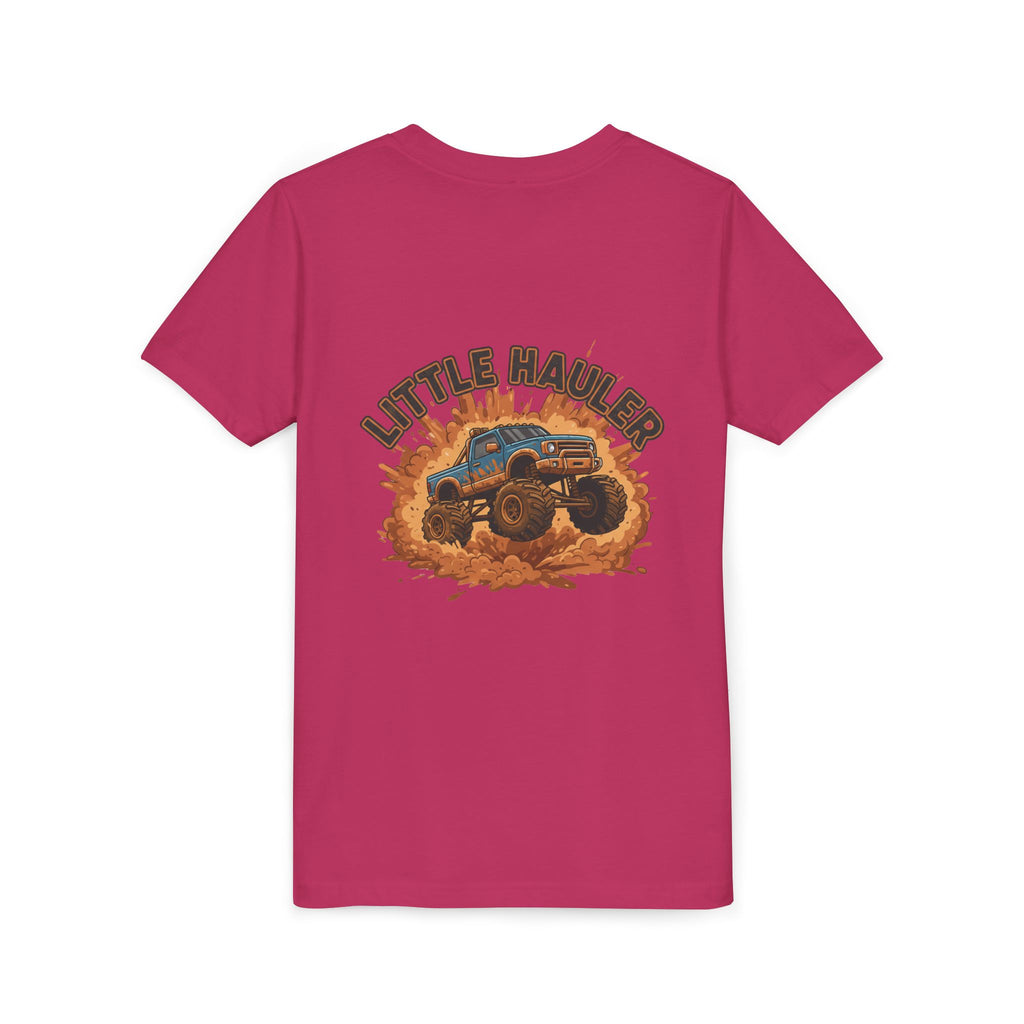 Little Hauler — Monster Truck Youth T-Shirt - RESTERATION