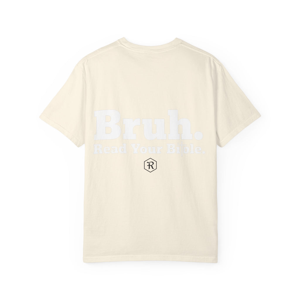 Classic White T-Shirt — Minimal Back Logo Tee - RESTERATION