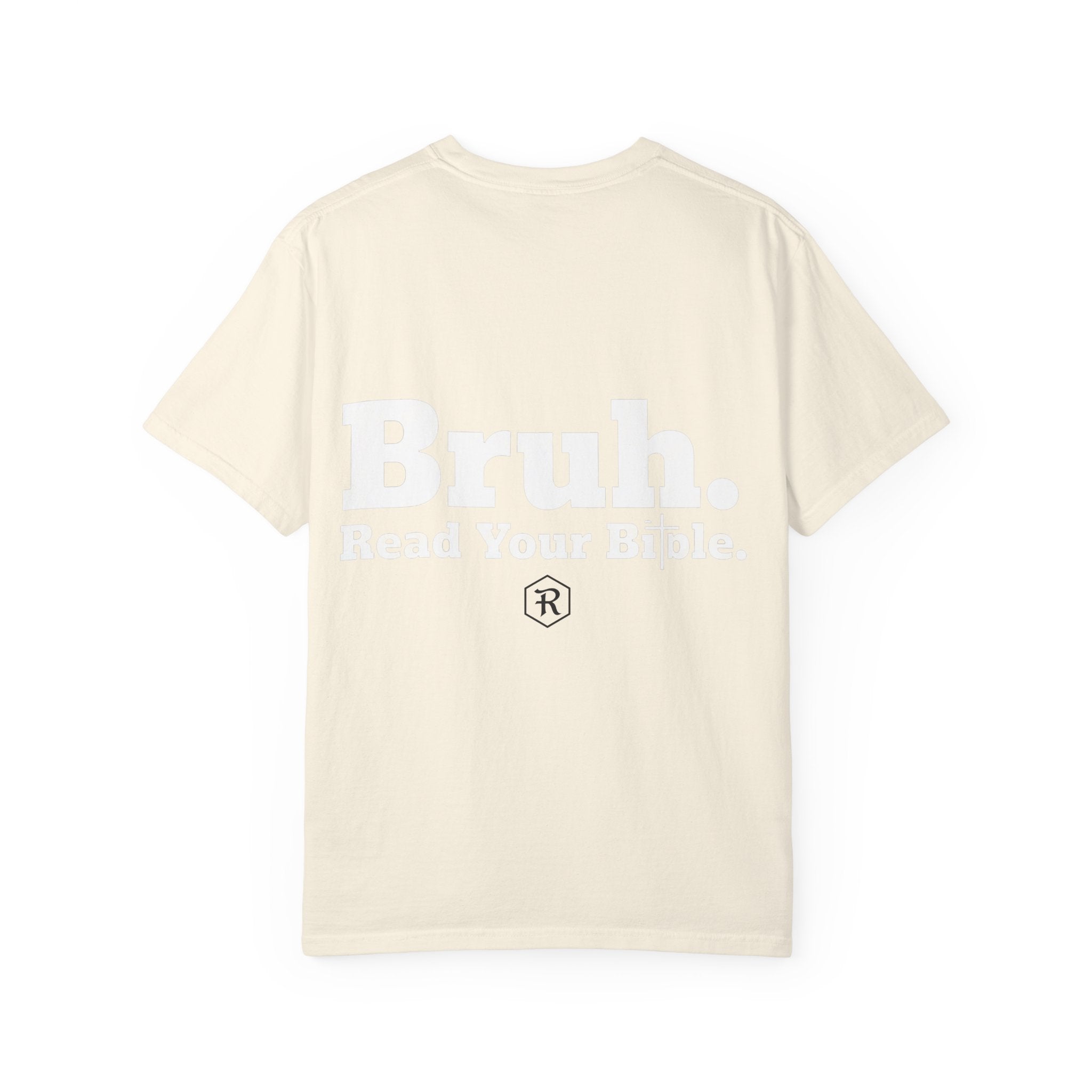 Classic White T-Shirt — Minimal Back Logo Tee - RESTERATION