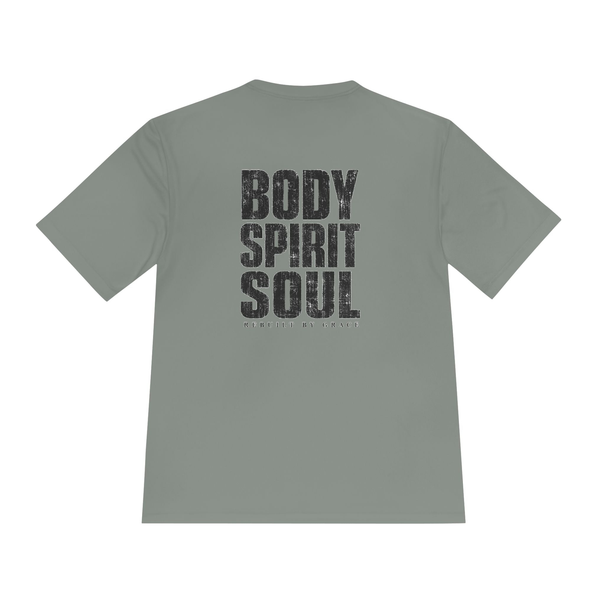 Body Spirit Soul Moisture-Wicking Tee — Athletic Faith-Inspired Shirt - RESTERATION