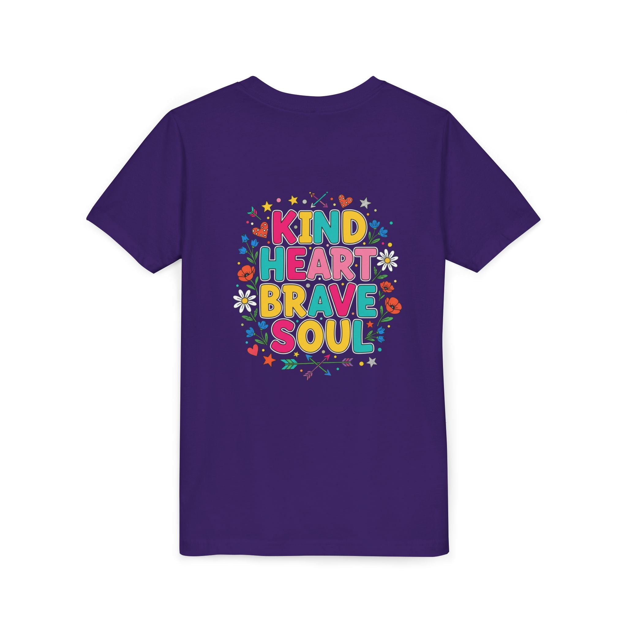 Kind Heart Brave Soul — Inspirational Youth T-Shirt - RESTERATION