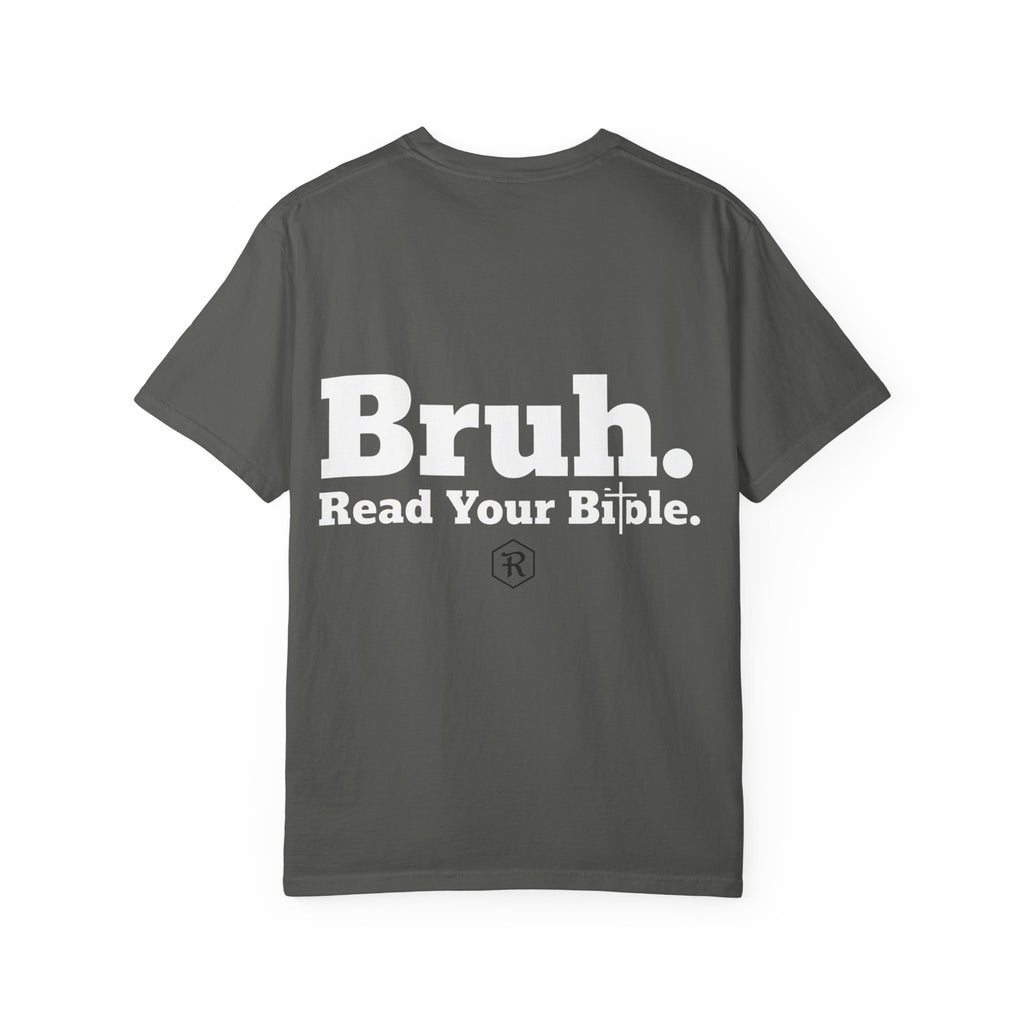 Classic White T-Shirt — Minimal Back Logo Tee - RESTERATION