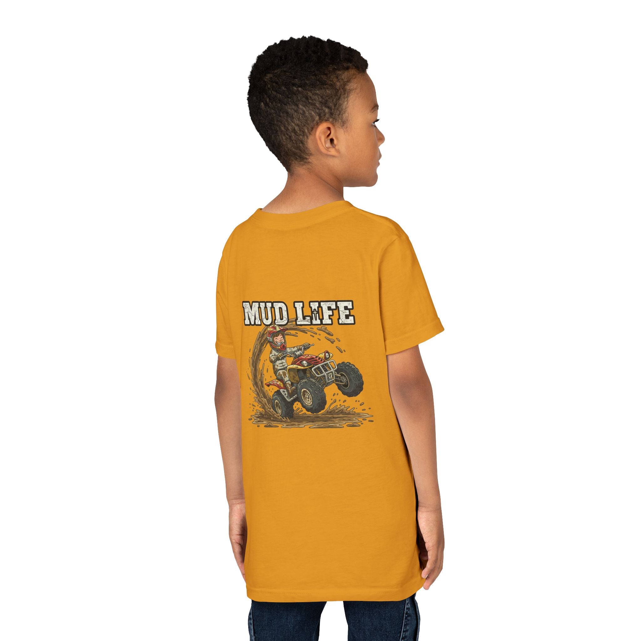 Mud Life — ATV Youth T-Shirt - RESTERATION