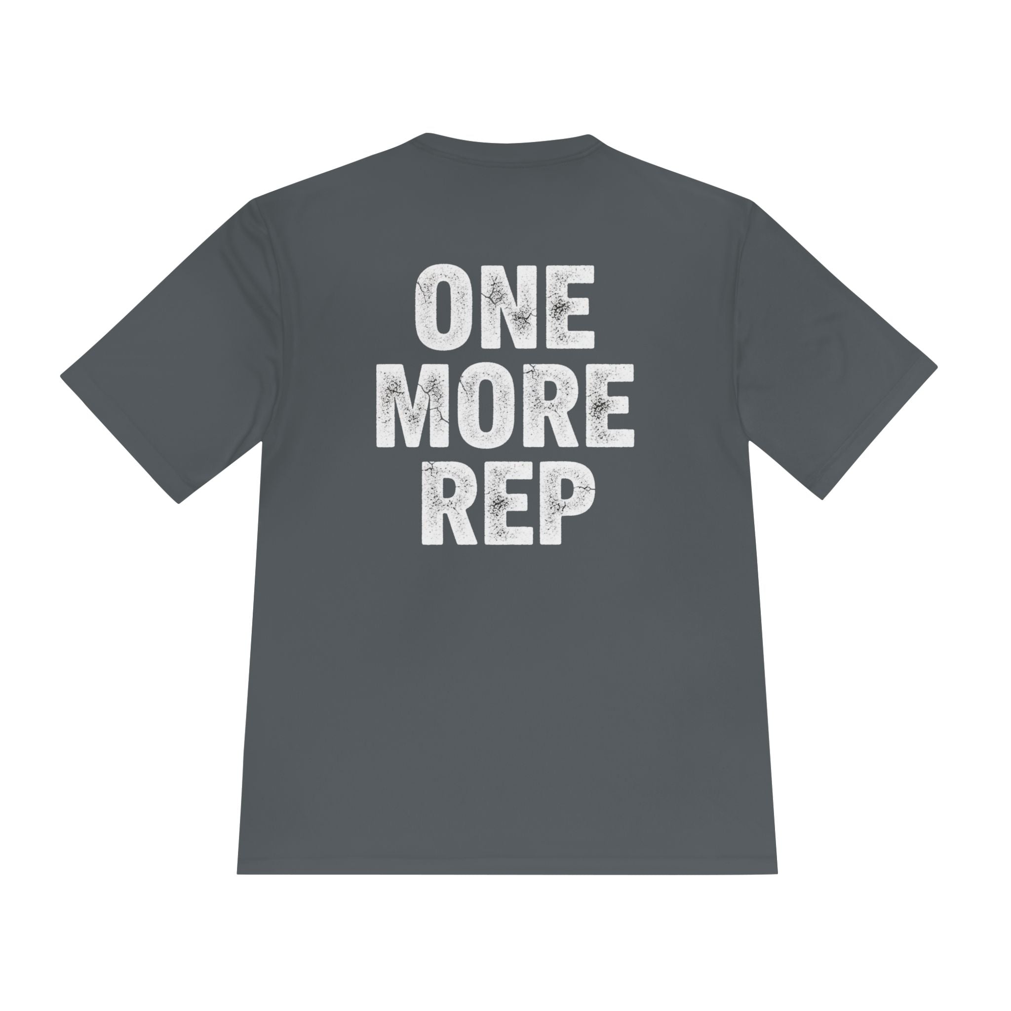 One More Rep Moisture-Wicking Tee — Gym Workout Fitness Shirt - RESTERATION
