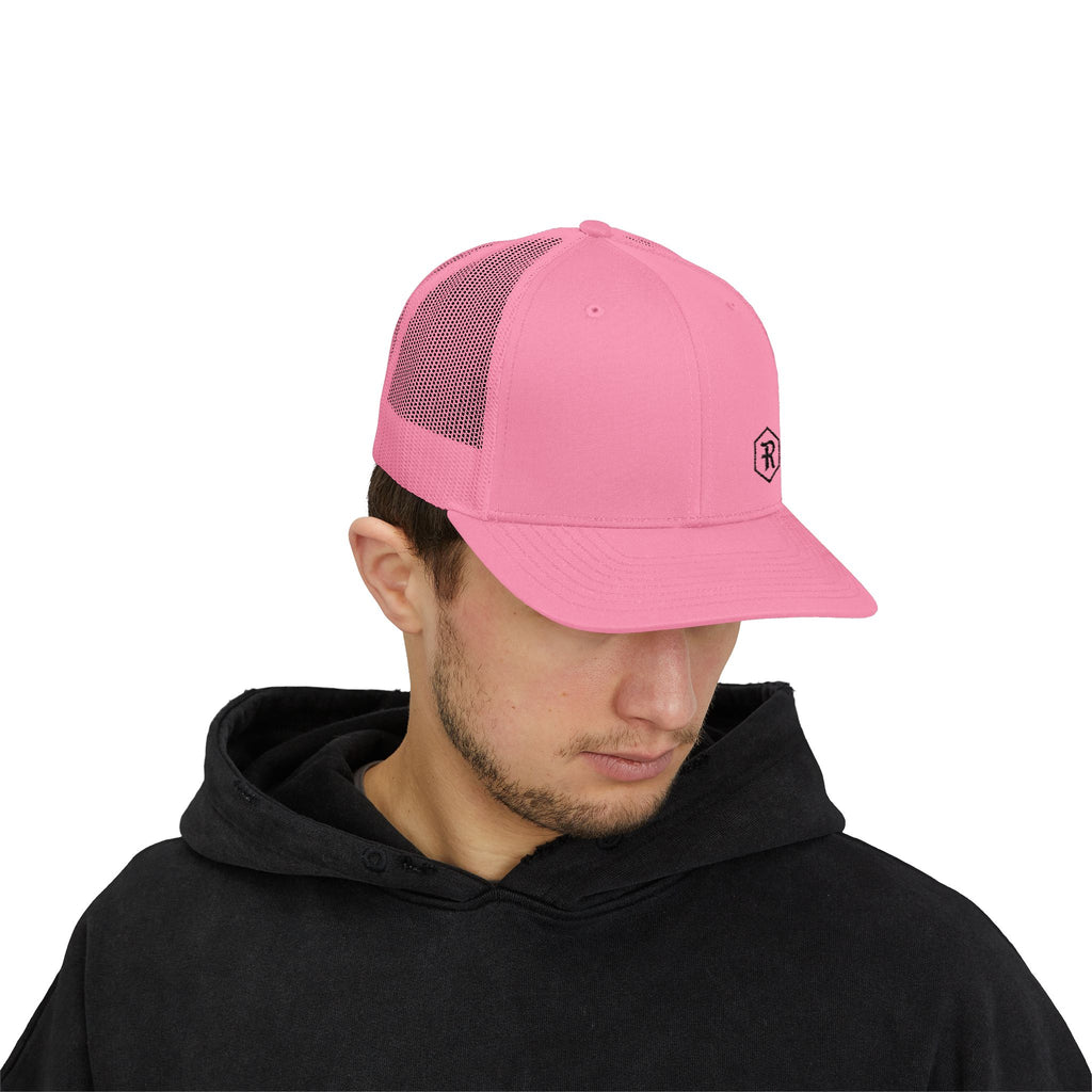 Snapback Trucker Cap | Mesh Back Adjustable Embroidered Hat | Faith Apparel - RESTERATION