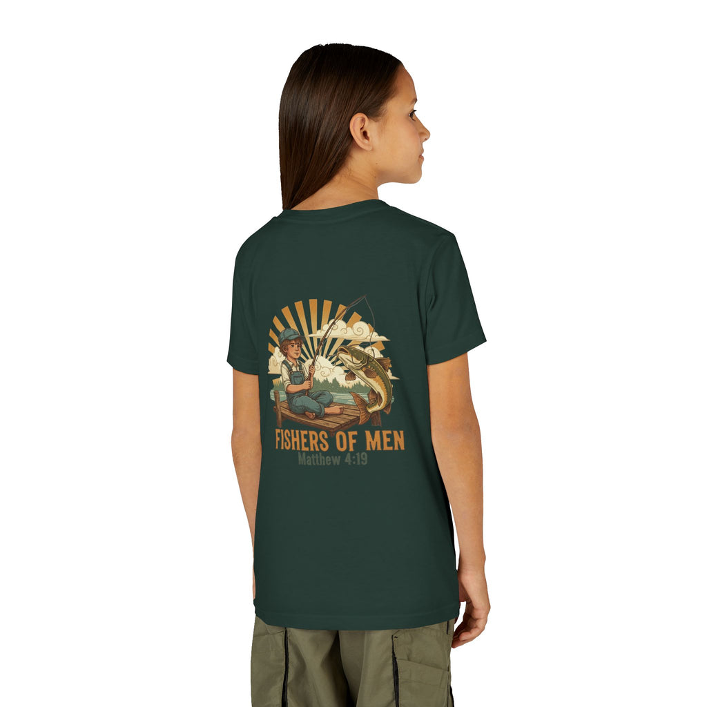 Fishers of Men — Christian Youth T-Shirt (Matthew 4:19) - RESTERATION
