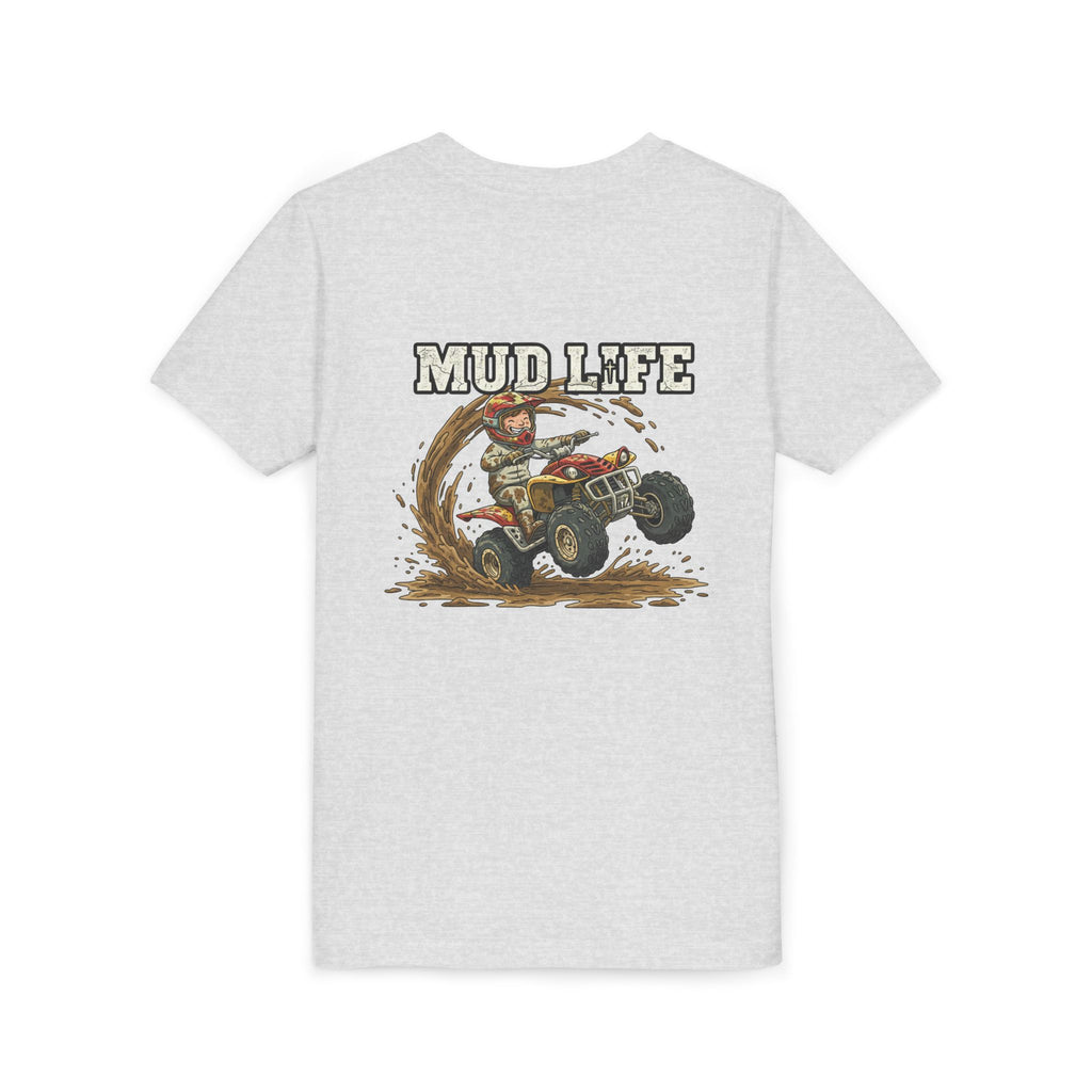 Mud Life — ATV Youth T-Shirt - RESTERATION